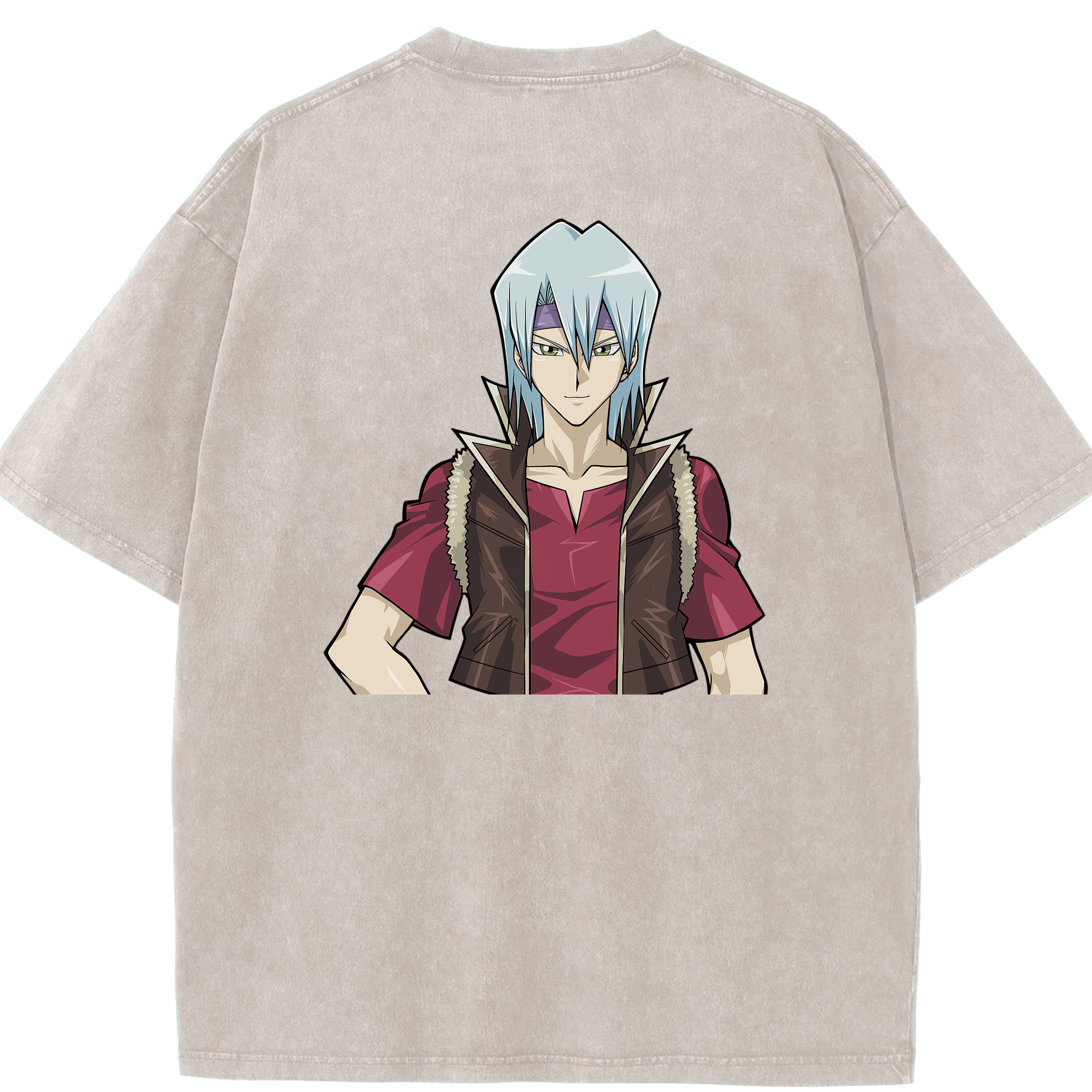 （画像用） 遊☆戯☆王 Yu-Gi-Oh! 綿100% ヴィンテージ風 半袖Tシャツ（背面プリント）