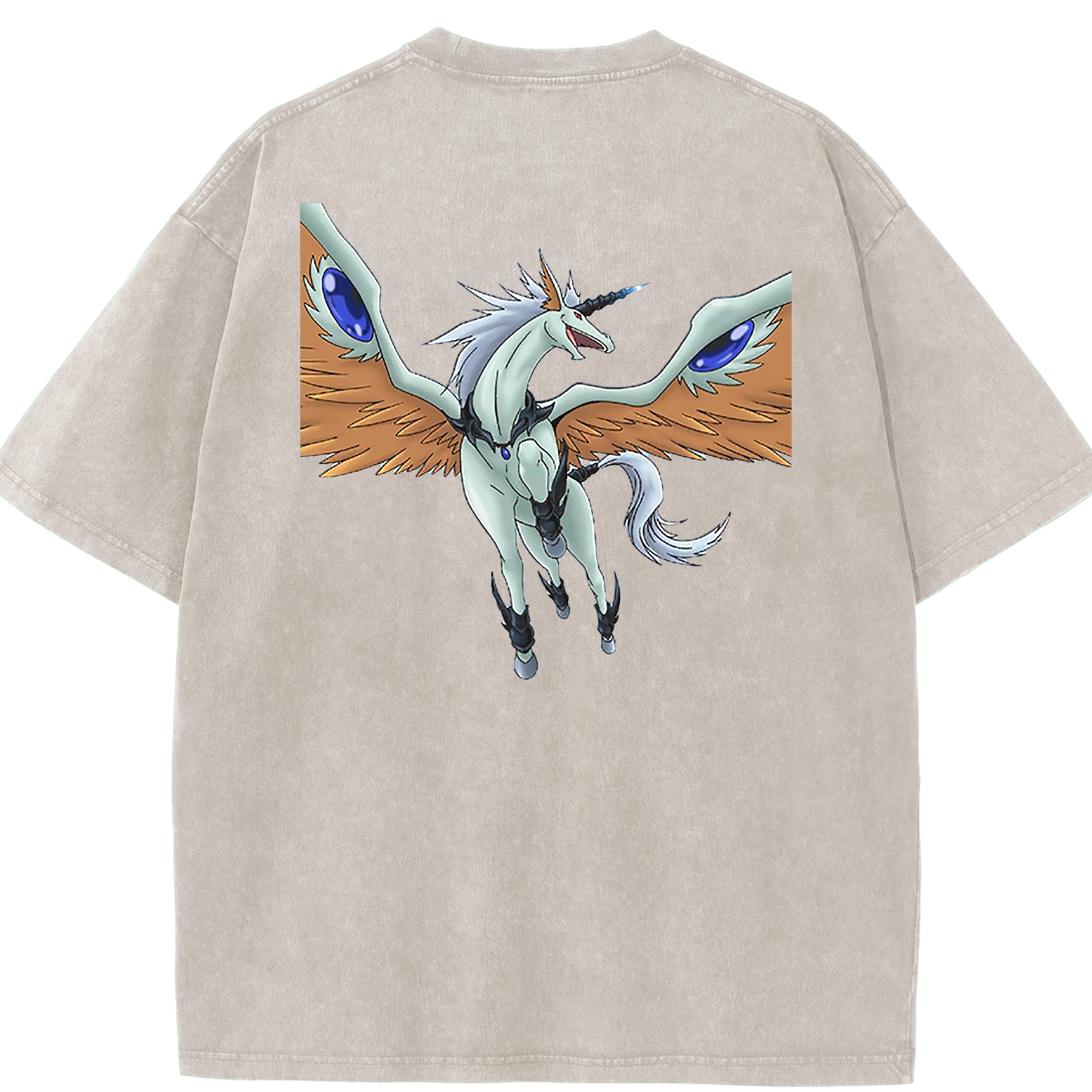 （画像用） 遊☆戯☆王 Yu-Gi-Oh! 綿100% ヴィンテージ風 半袖Tシャツ（背面プリント）