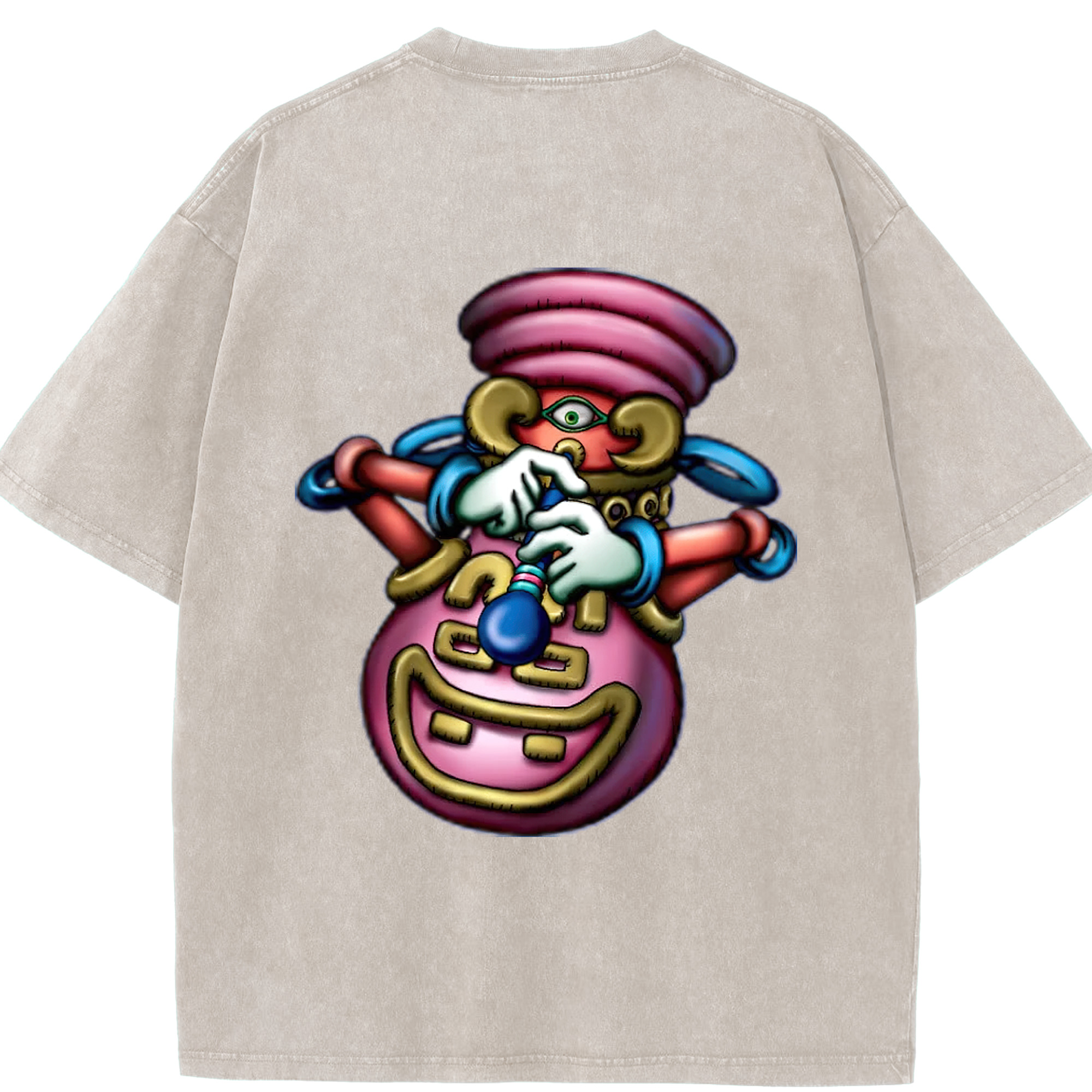 （画像用） 遊☆戯☆王 Yu-Gi-Oh! 綿100% ヴィンテージ風 半袖Tシャツ（背面プリント）