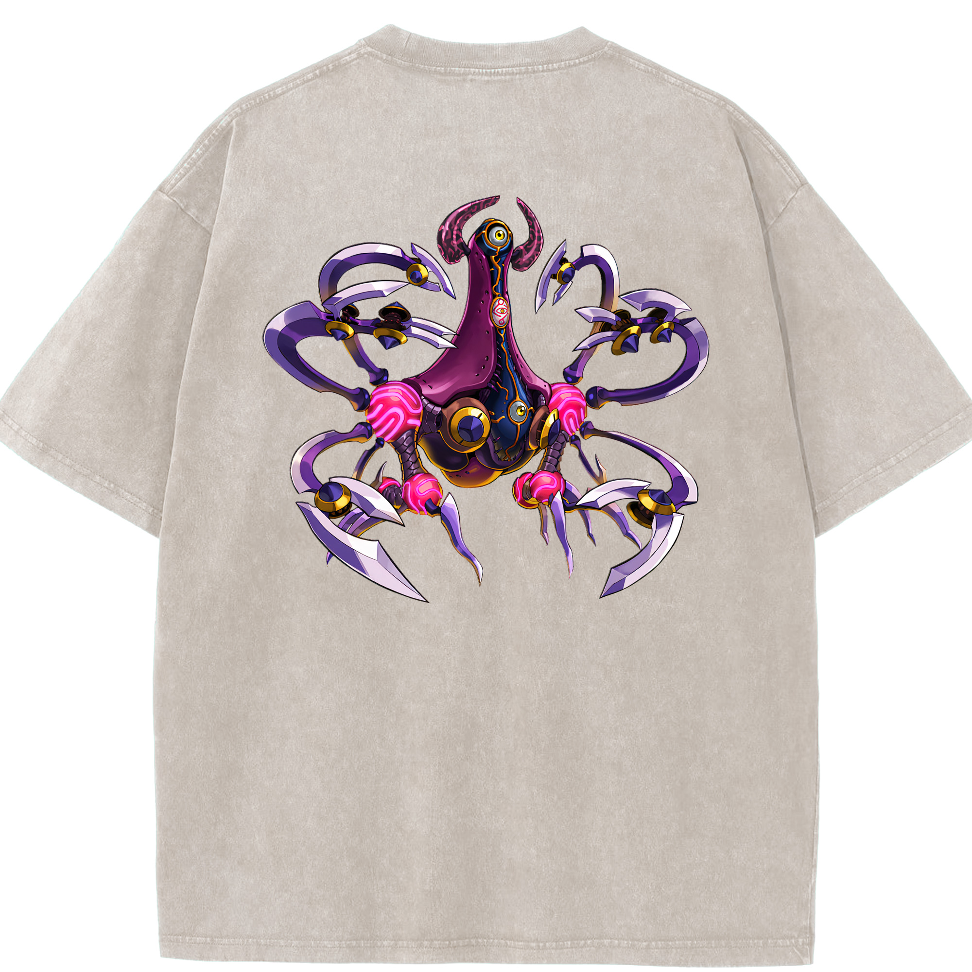 （画像用） 遊☆戯☆王 Yu-Gi-Oh! 綿100% ヴィンテージ風 半袖Tシャツ（背面プリント）