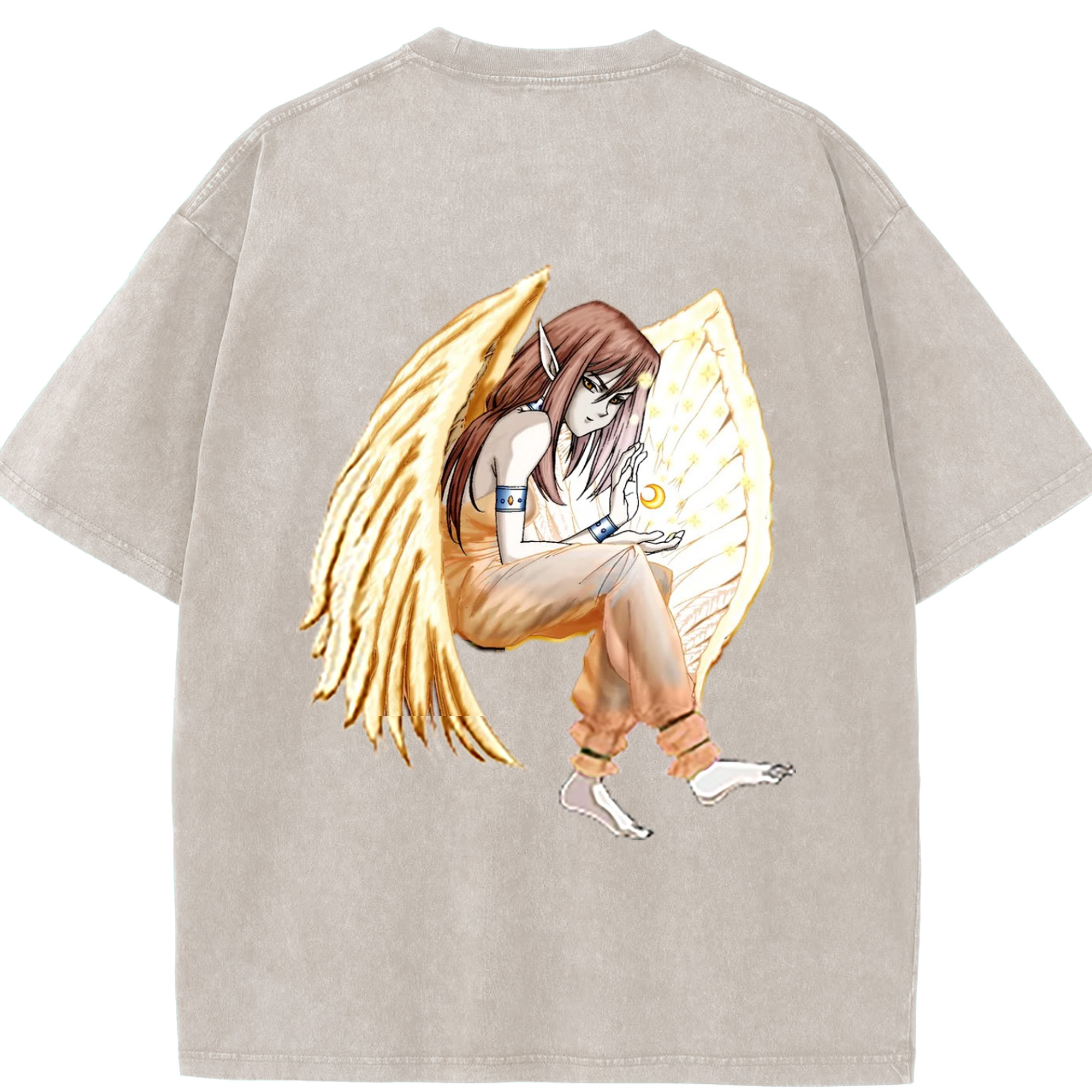 （画像用） 遊☆戯☆王 Yu-Gi-Oh! 綿100% ヴィンテージ風 半袖Tシャツ（背面プリント）