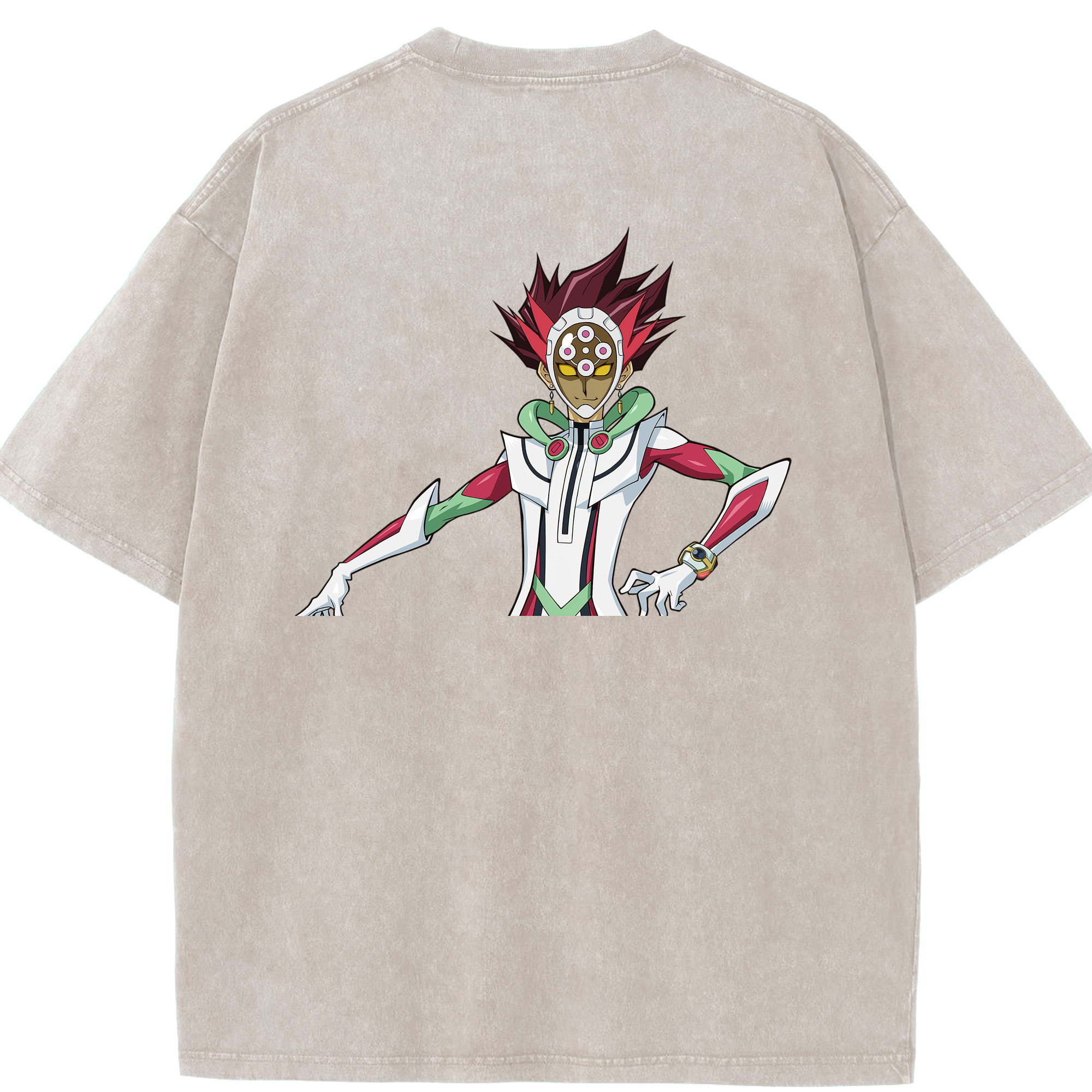 （画像用） 遊☆戯☆王 Yu-Gi-Oh! 綿100% ヴィンテージ風 半袖Tシャツ（背面プリント）