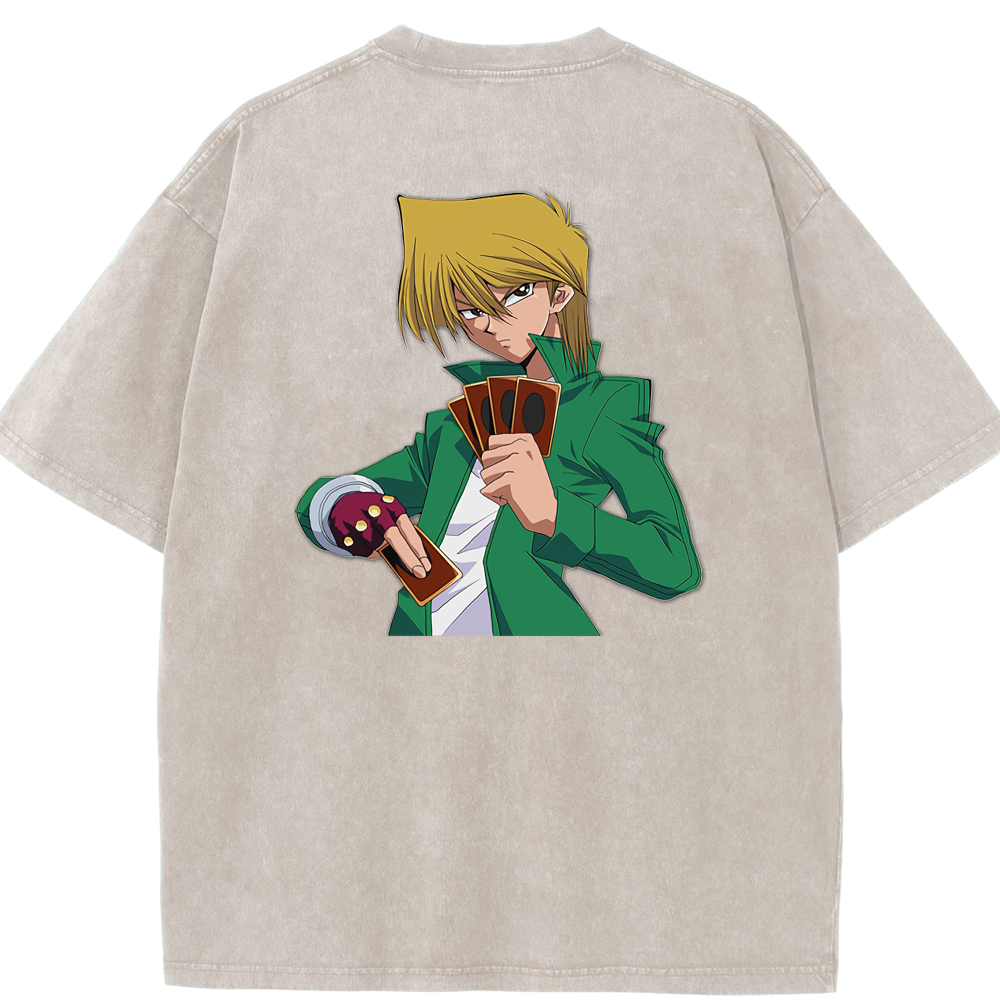 （画像用） 遊☆戯☆王 Yu-Gi-Oh! 綿100% ヴィンテージ風 半袖Tシャツ（背面プリント）