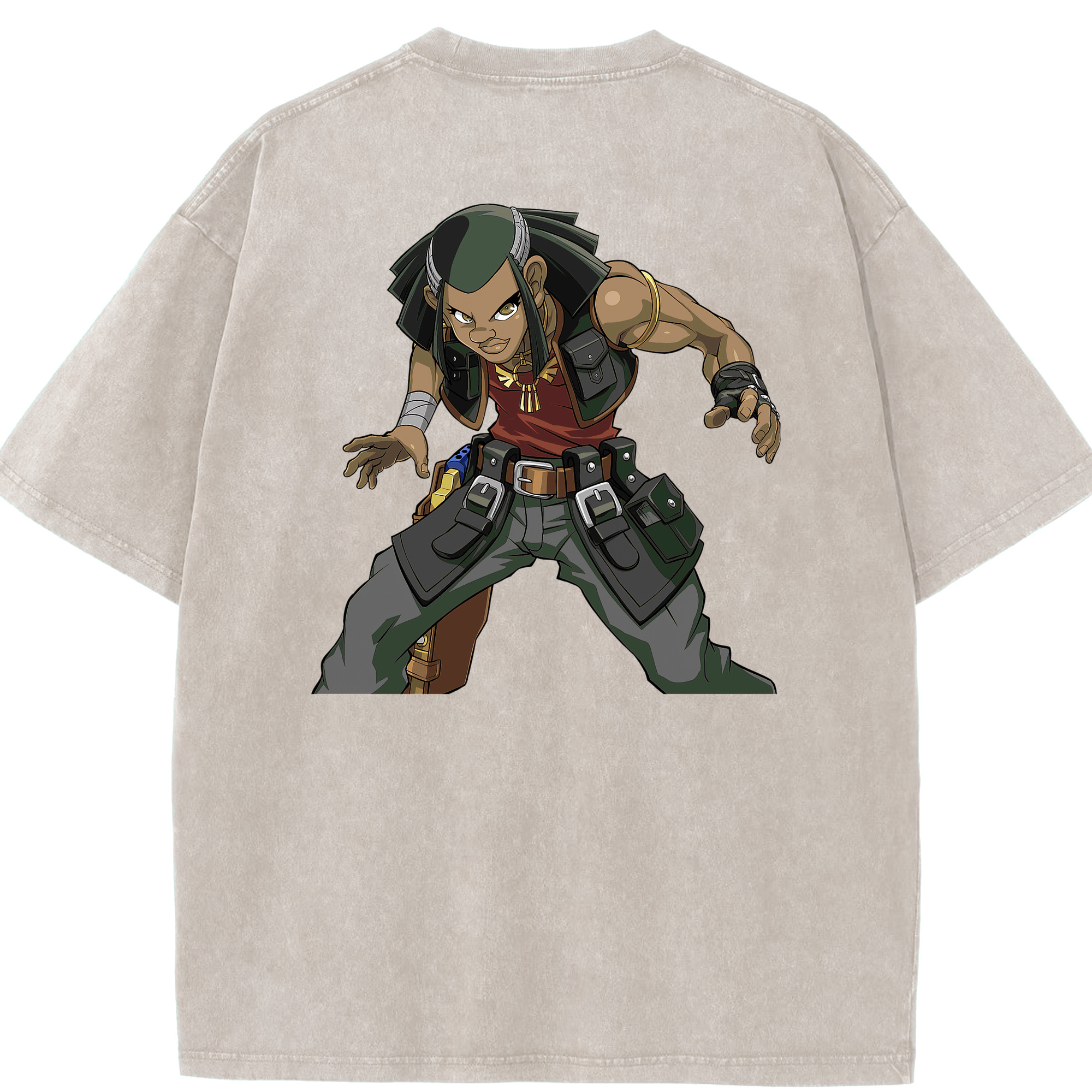 （画像用） 遊☆戯☆王 Yu-Gi-Oh! 綿100% ヴィンテージ風 半袖Tシャツ（背面プリント）