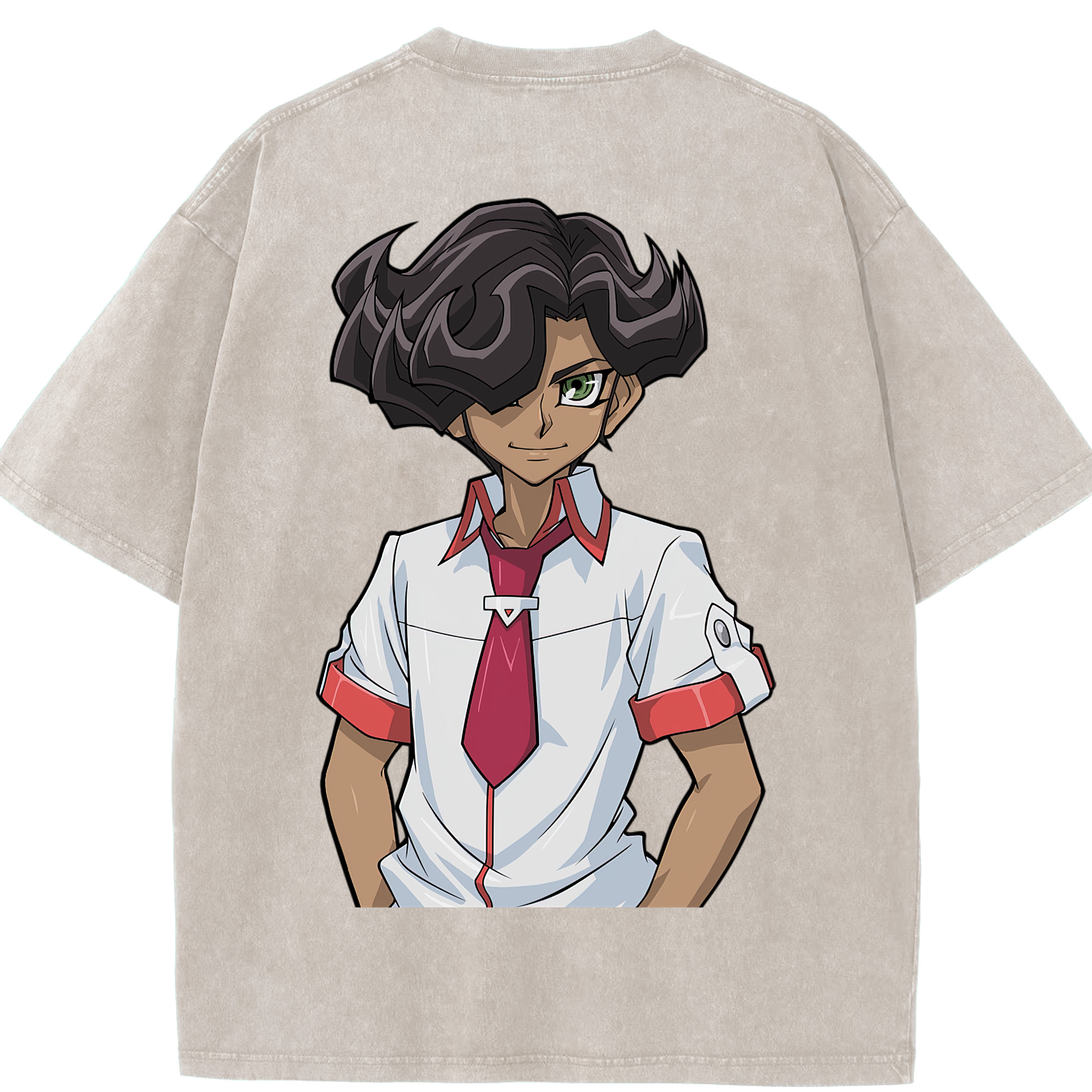 （画像用） 遊☆戯☆王 Yu-Gi-Oh! 綿100% ヴィンテージ風 半袖Tシャツ（背面プリント）