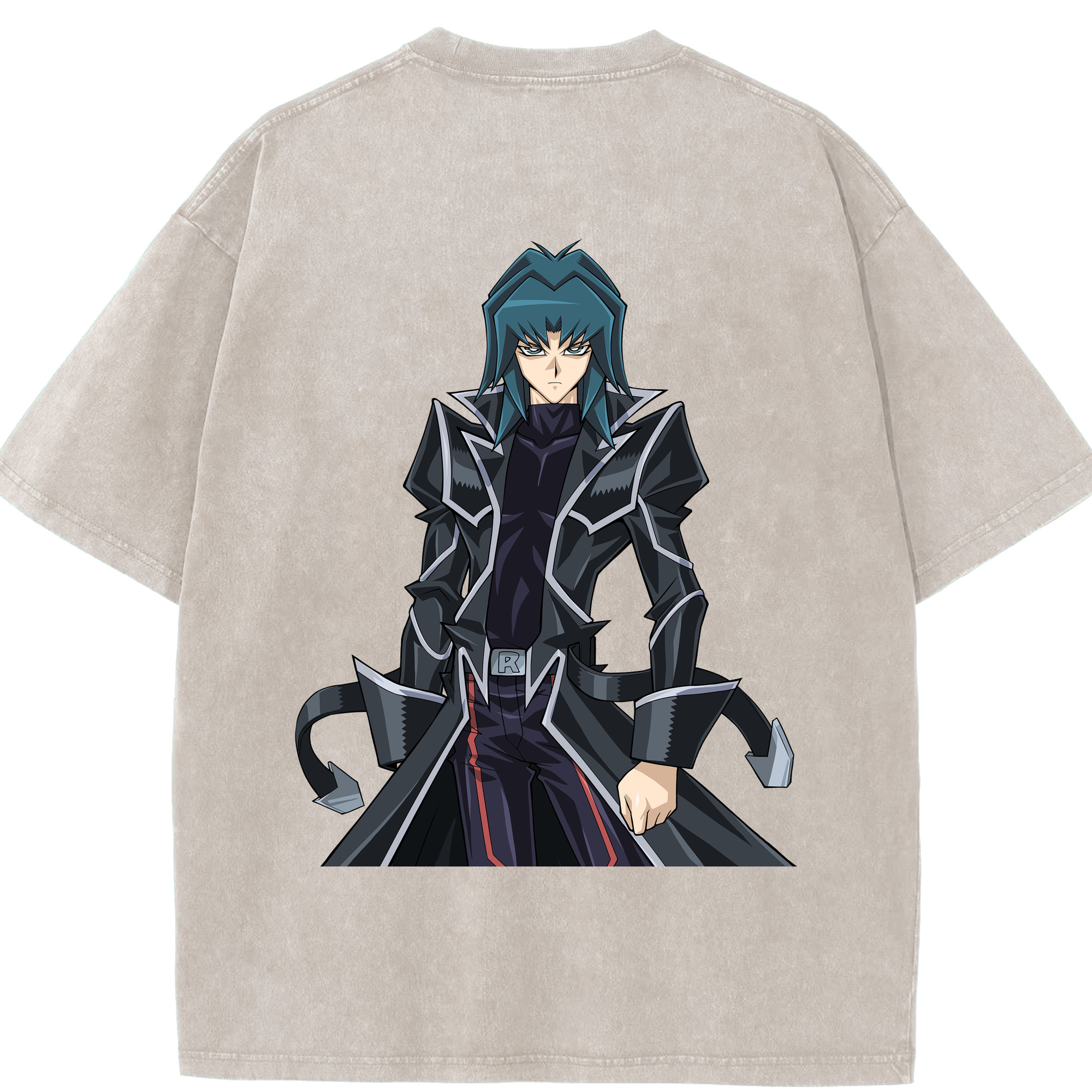 （画像用） 遊☆戯☆王 Yu-Gi-Oh! 綿100% ヴィンテージ風 半袖Tシャツ（背面プリント）