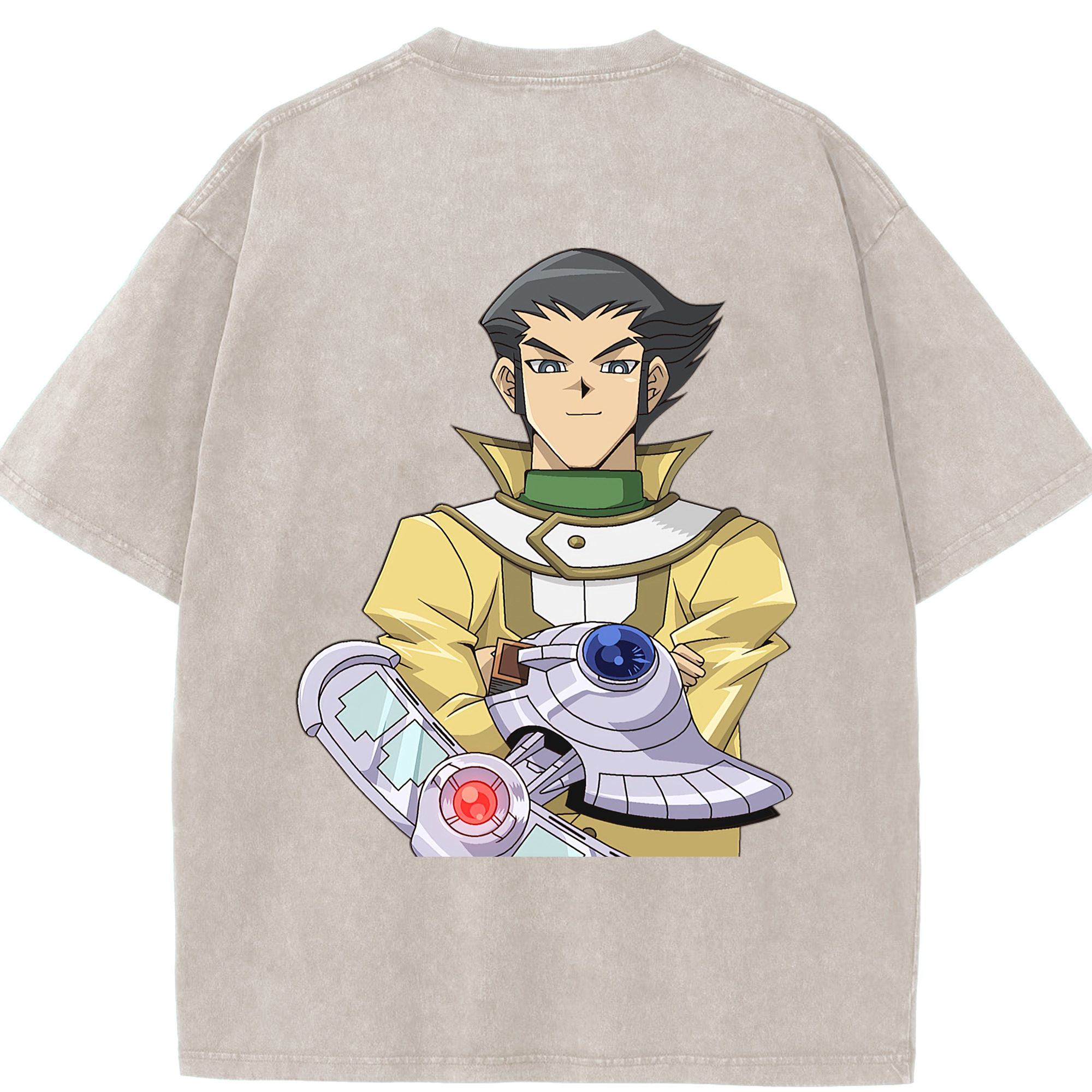 （画像用） 遊☆戯☆王 Yu-Gi-Oh! 綿100% ヴィンテージ風 半袖Tシャツ（背面プリント）