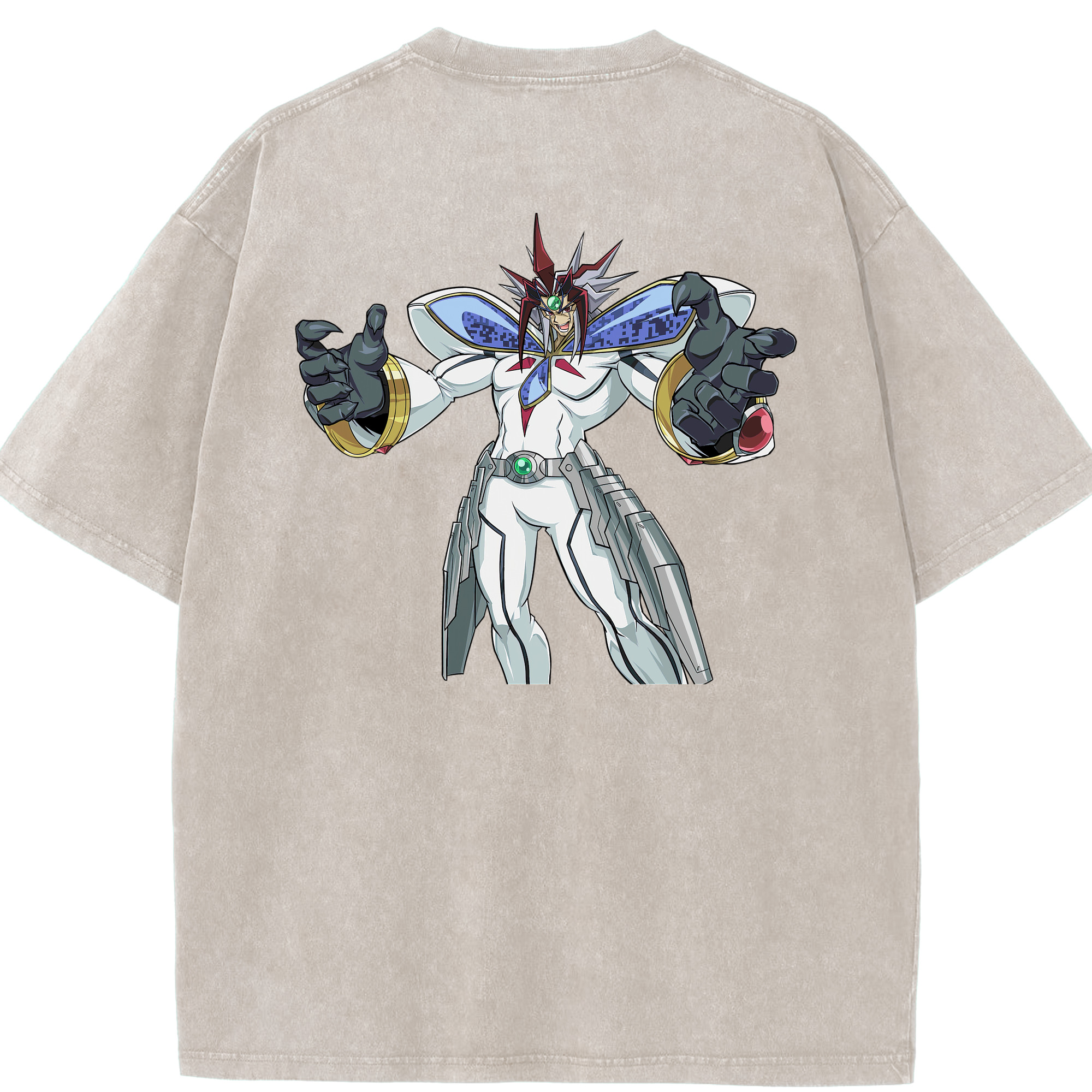 （画像用） 遊☆戯☆王 Yu-Gi-Oh! 綿100% ヴィンテージ風 半袖Tシャツ（背面プリント）