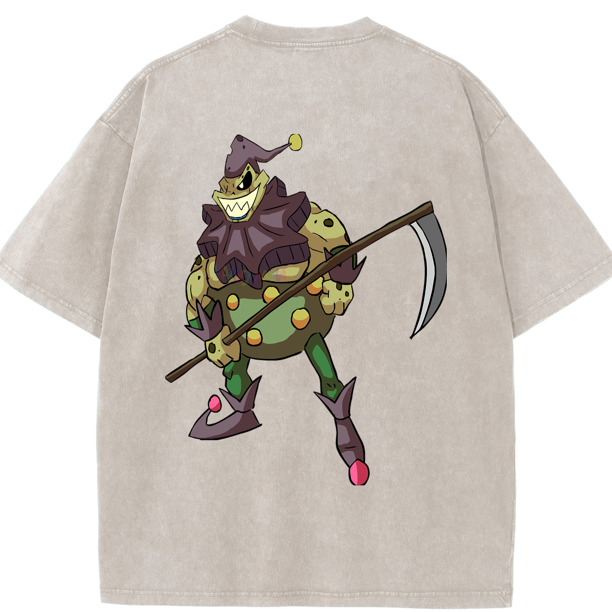 （画像用） 遊☆戯☆王 Yu-Gi-Oh! 綿100% ヴィンテージ風 半袖Tシャツ（背面プリント）