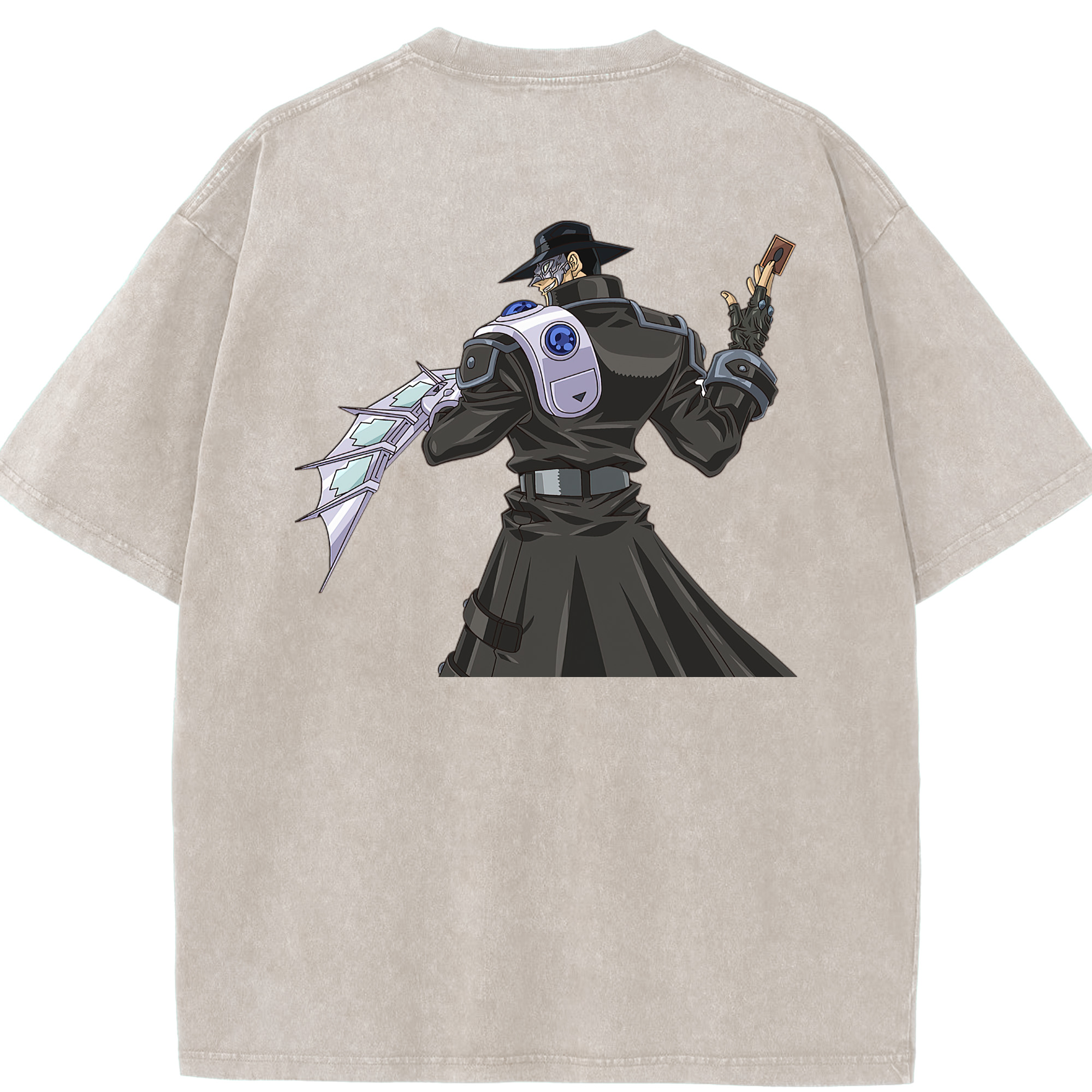 （画像用） 遊☆戯☆王 Yu-Gi-Oh! 綿100% ヴィンテージ風 半袖Tシャツ（背面プリント）