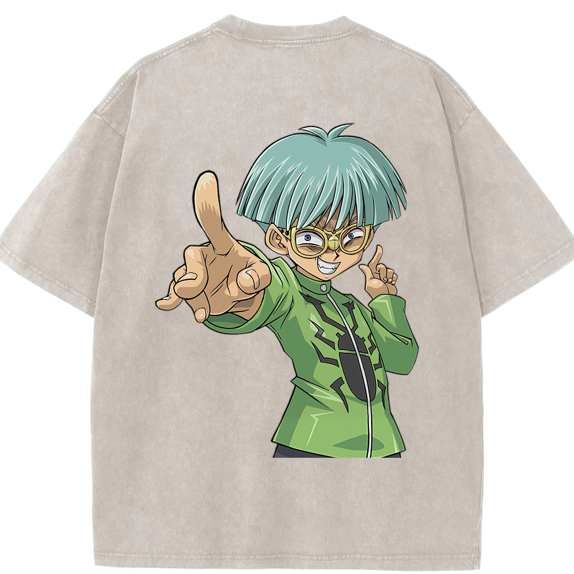 （画像用） 遊☆戯☆王 Yu-Gi-Oh! 綿100% ヴィンテージ風 半袖Tシャツ（背面プリント）