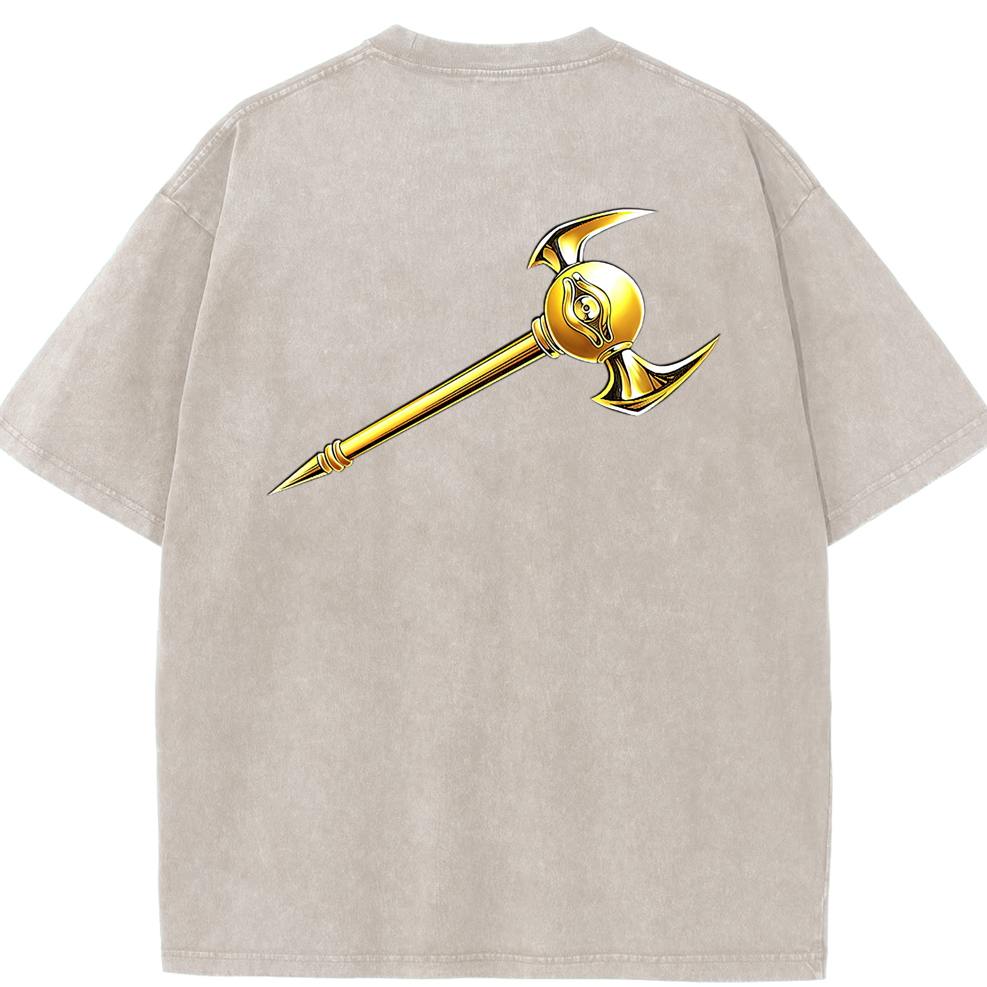 （画像用） 遊☆戯☆王 Yu-Gi-Oh! 綿100% ヴィンテージ風 半袖Tシャツ（背面プリント）