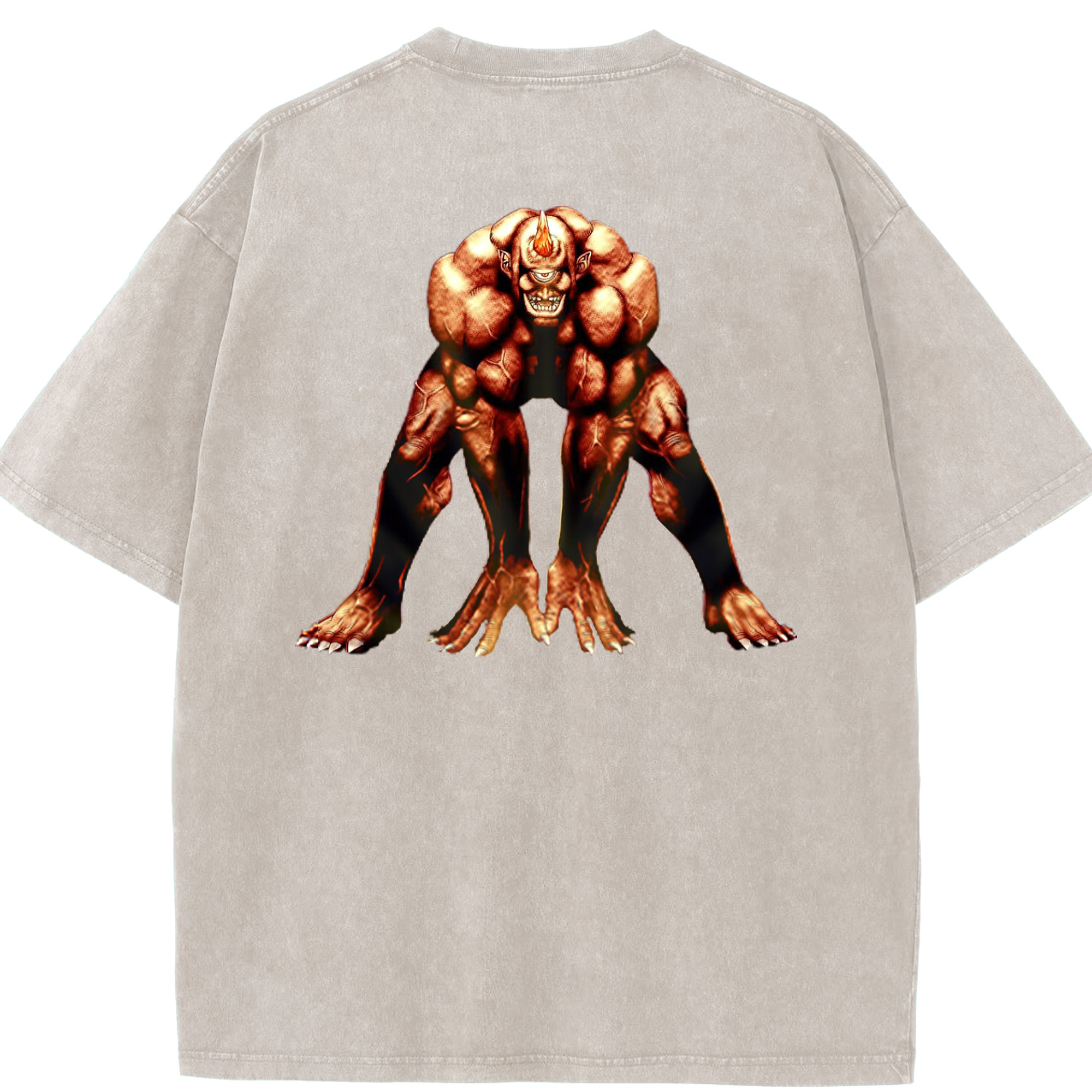 （画像用） 遊☆戯☆王 Yu-Gi-Oh! 綿100% ヴィンテージ風 半袖Tシャツ（背面プリント）