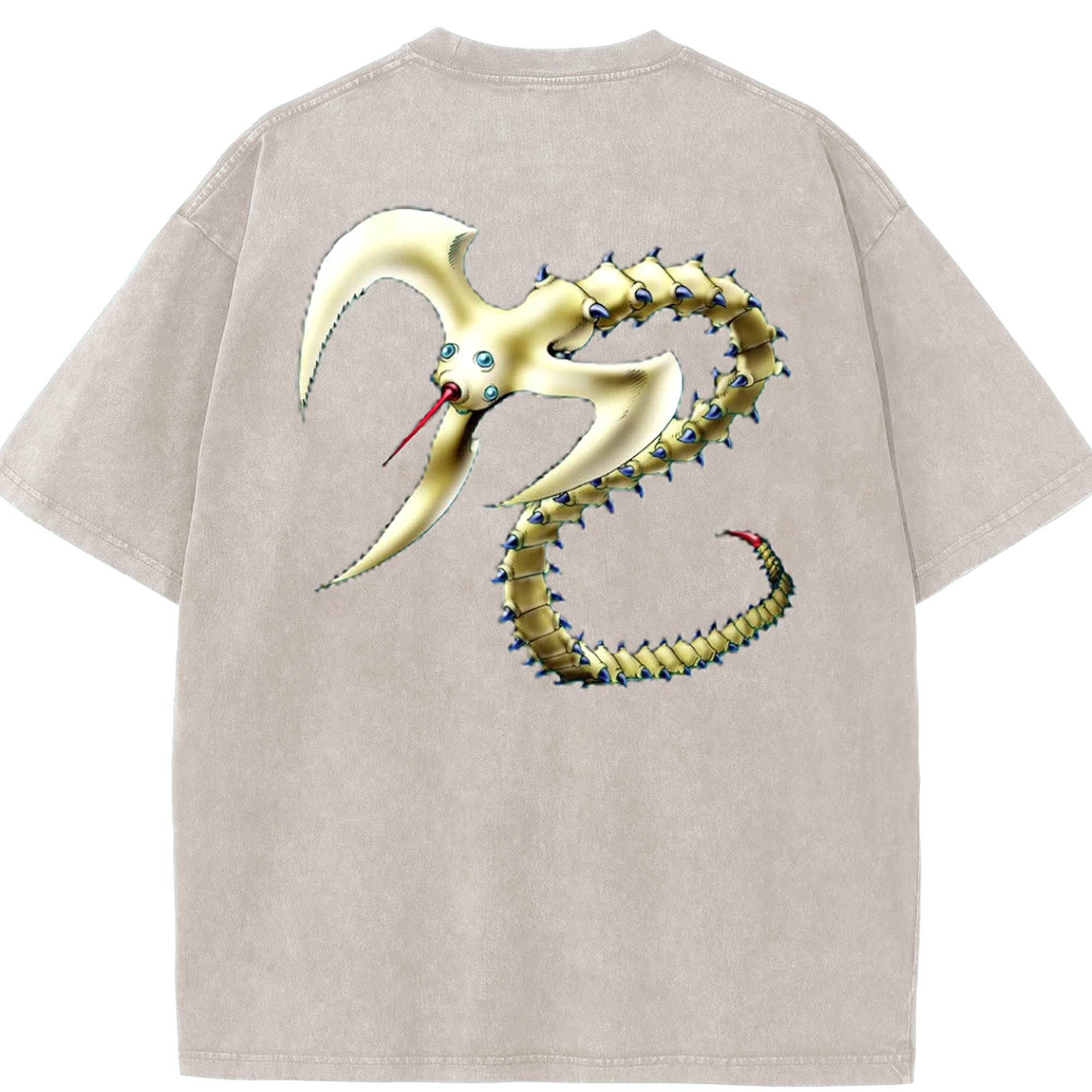 （画像用） 遊☆戯☆王 Yu-Gi-Oh! 綿100% ヴィンテージ風 半袖Tシャツ（背面プリント）