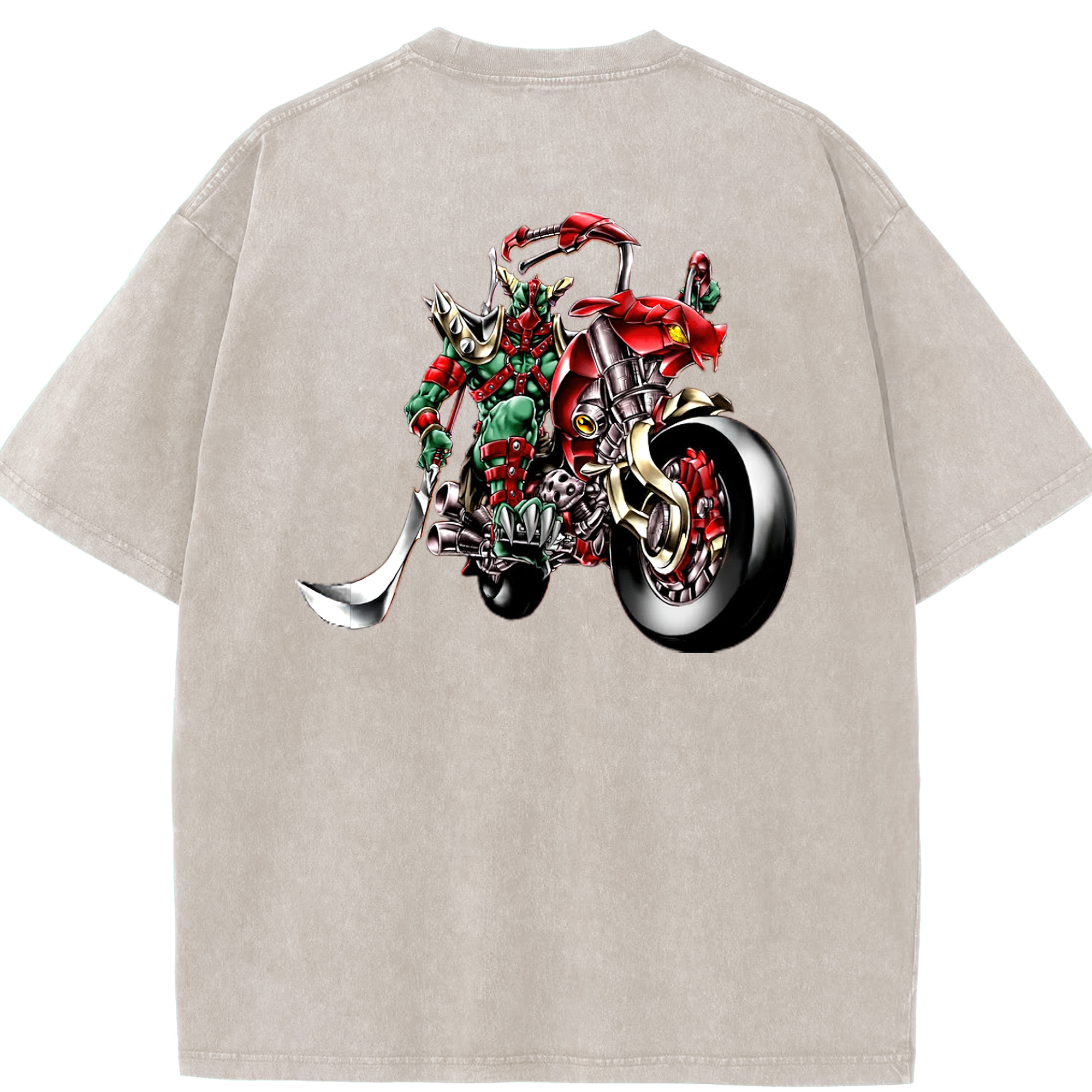（画像用） 遊☆戯☆王 Yu-Gi-Oh! 綿100% ヴィンテージ風 半袖Tシャツ（背面プリント）
