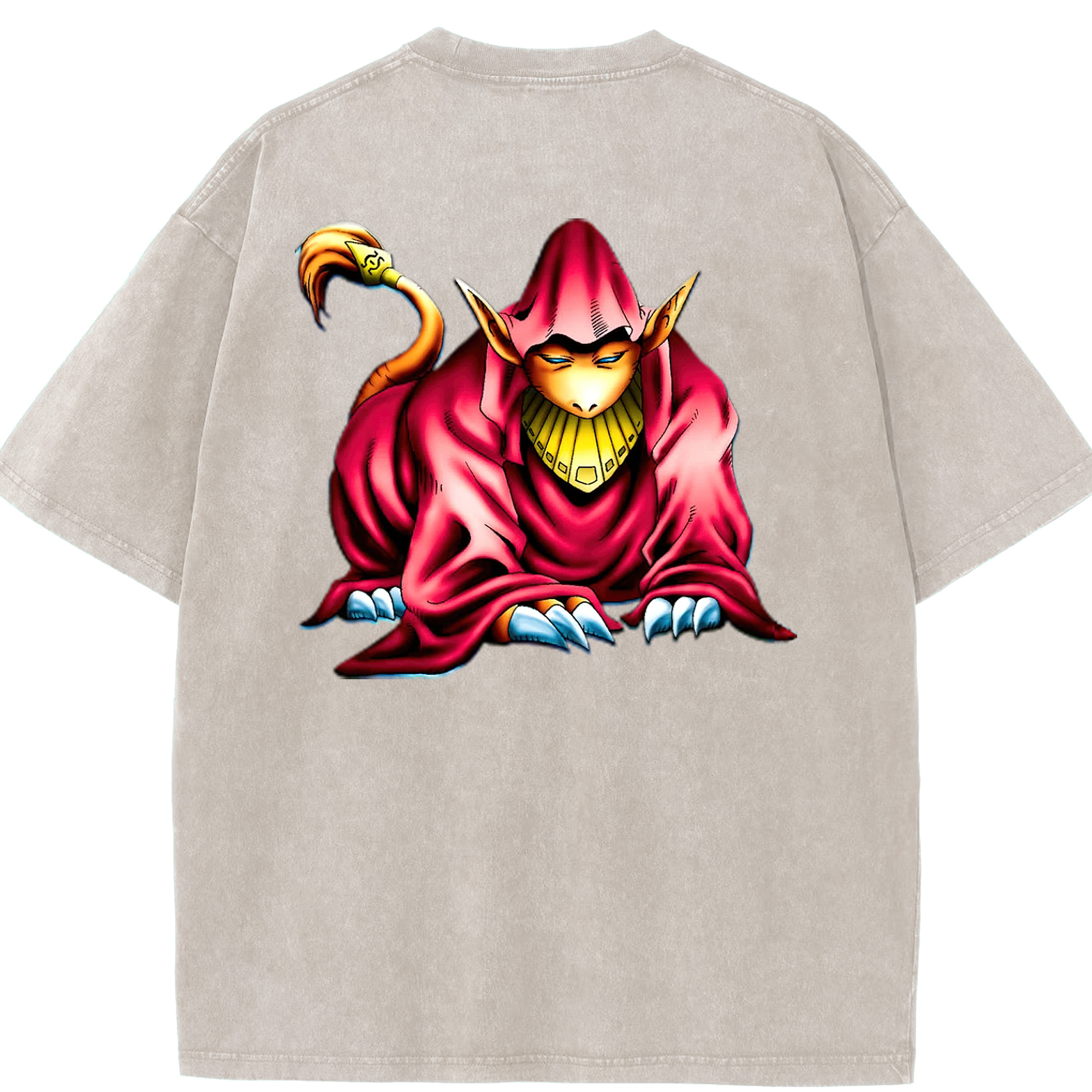（画像用） 遊☆戯☆王 Yu-Gi-Oh! 綿100% ヴィンテージ風 半袖Tシャツ（背面プリント）