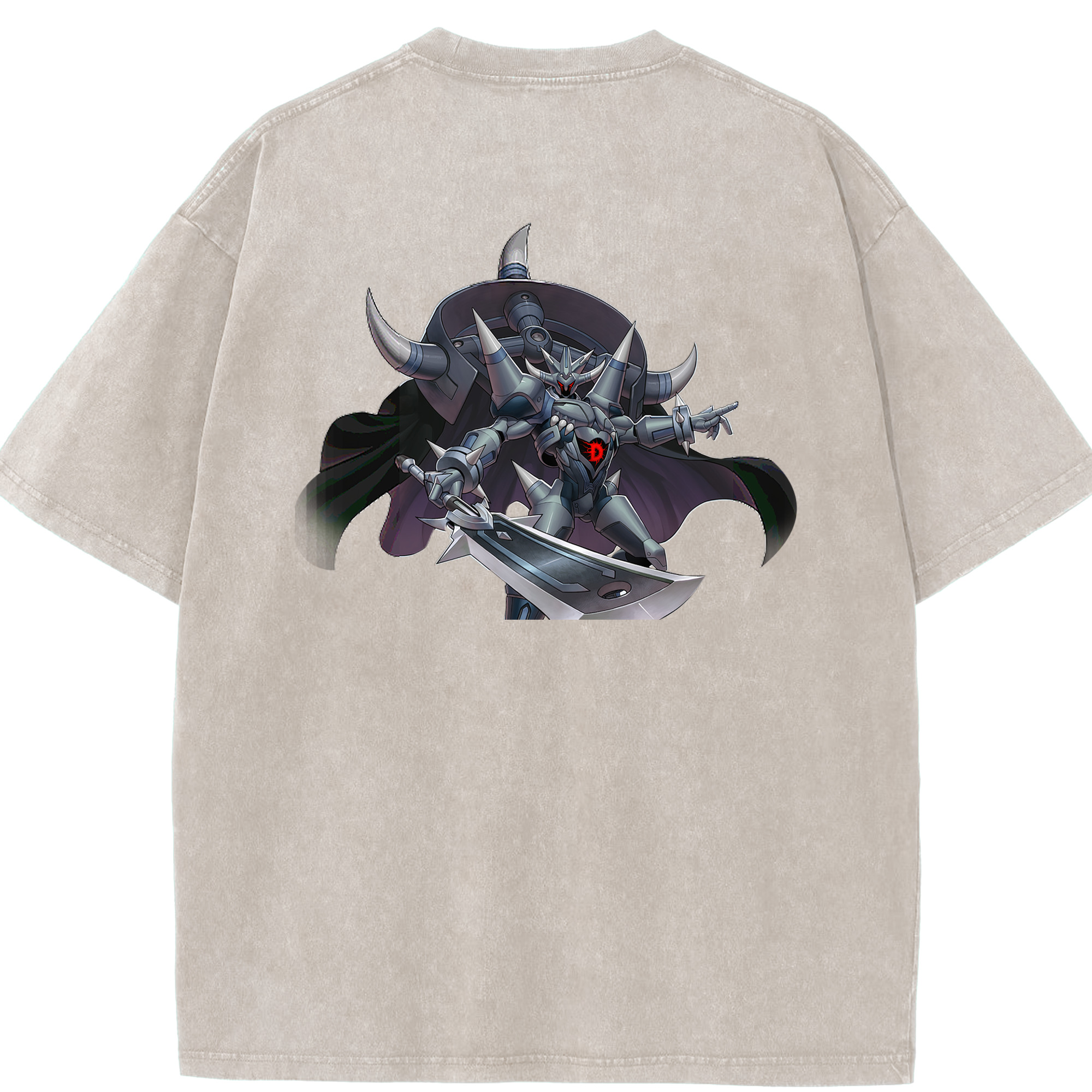 （画像用） 遊☆戯☆王 Yu-Gi-Oh! 綿100% ヴィンテージ風 半袖Tシャツ（背面プリント）