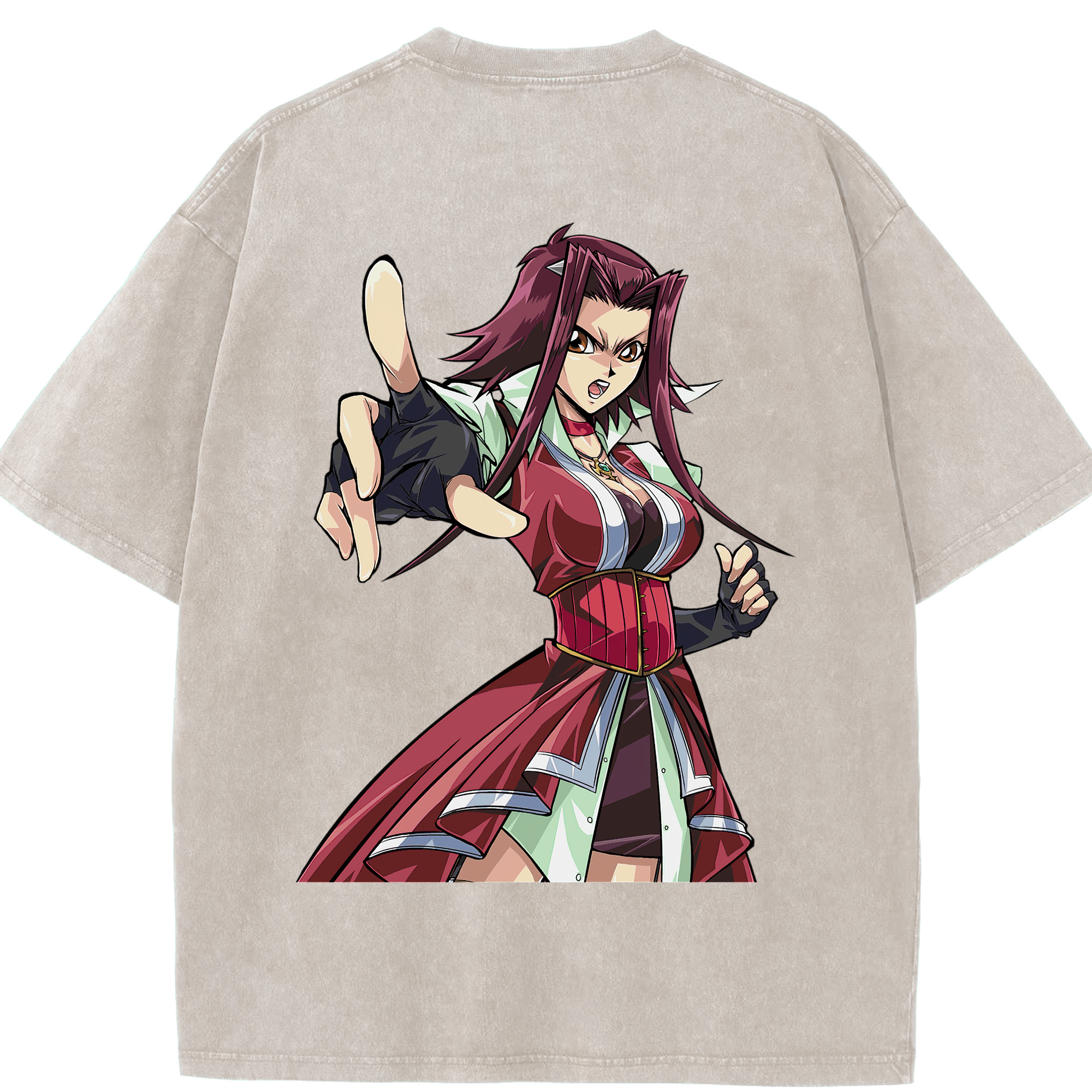 （画像用） 遊☆戯☆王 Yu-Gi-Oh! 綿100% ヴィンテージ風 半袖Tシャツ（背面プリント）