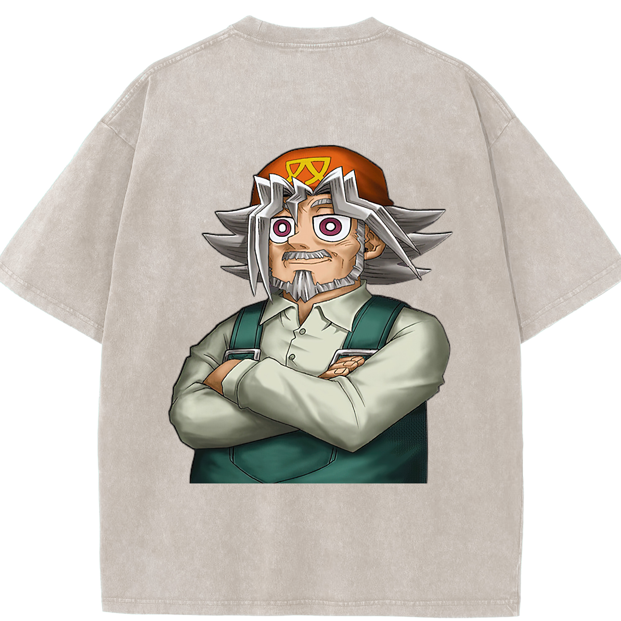 （画像用） 遊☆戯☆王 Yu-Gi-Oh! 綿100% ヴィンテージ風 半袖Tシャツ（背面プリント）