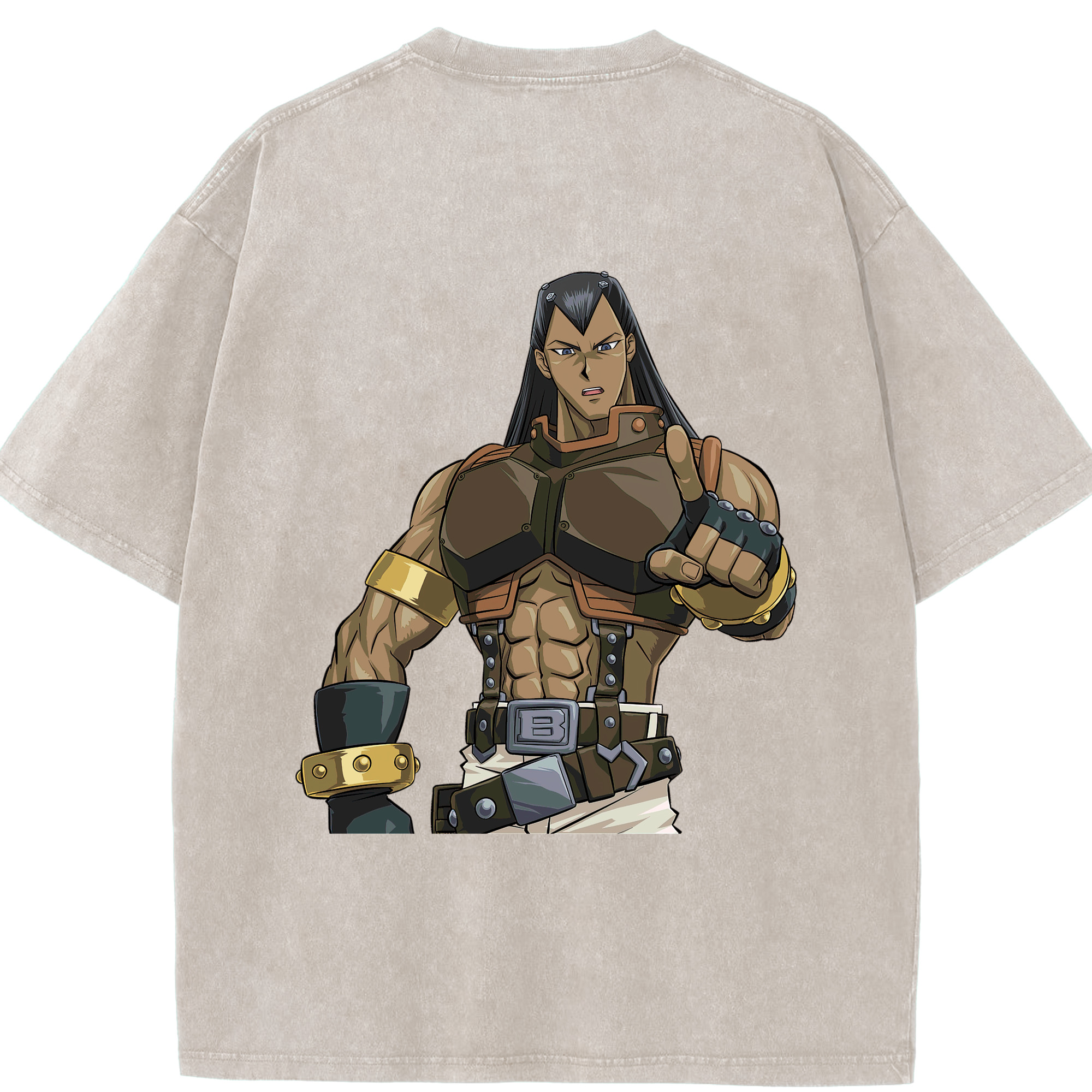 （画像用） 遊☆戯☆王 Yu-Gi-Oh! 綿100% ヴィンテージ風 半袖Tシャツ（背面プリント）