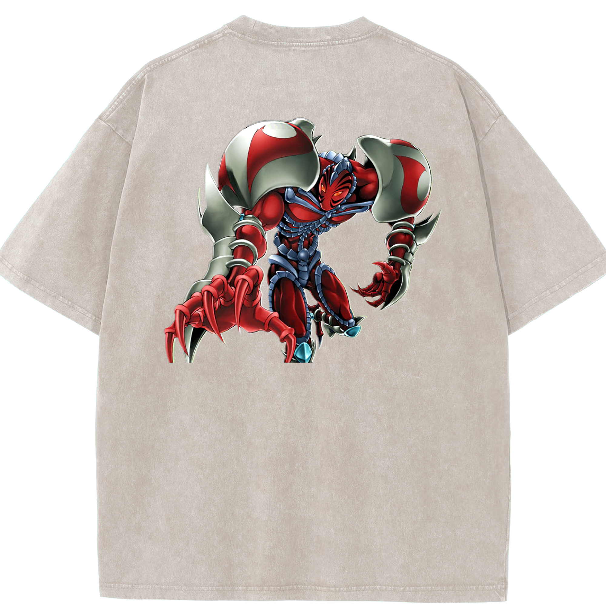 （画像用） 遊☆戯☆王 Yu-Gi-Oh! 綿100% ヴィンテージ風 半袖Tシャツ（背面プリント）