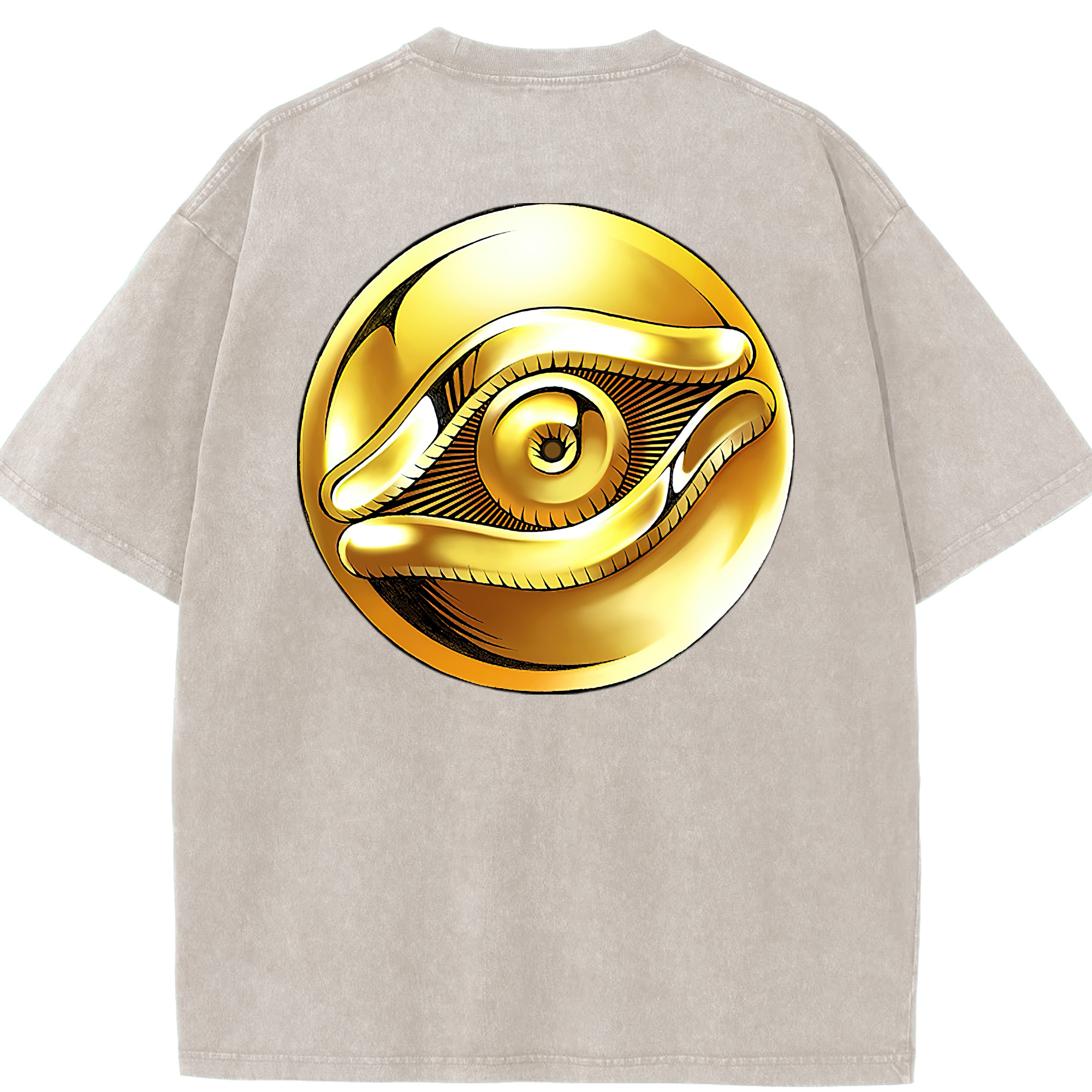 （画像用） 遊☆戯☆王 Yu-Gi-Oh! 綿100% ヴィンテージ風 半袖Tシャツ（背面プリント）