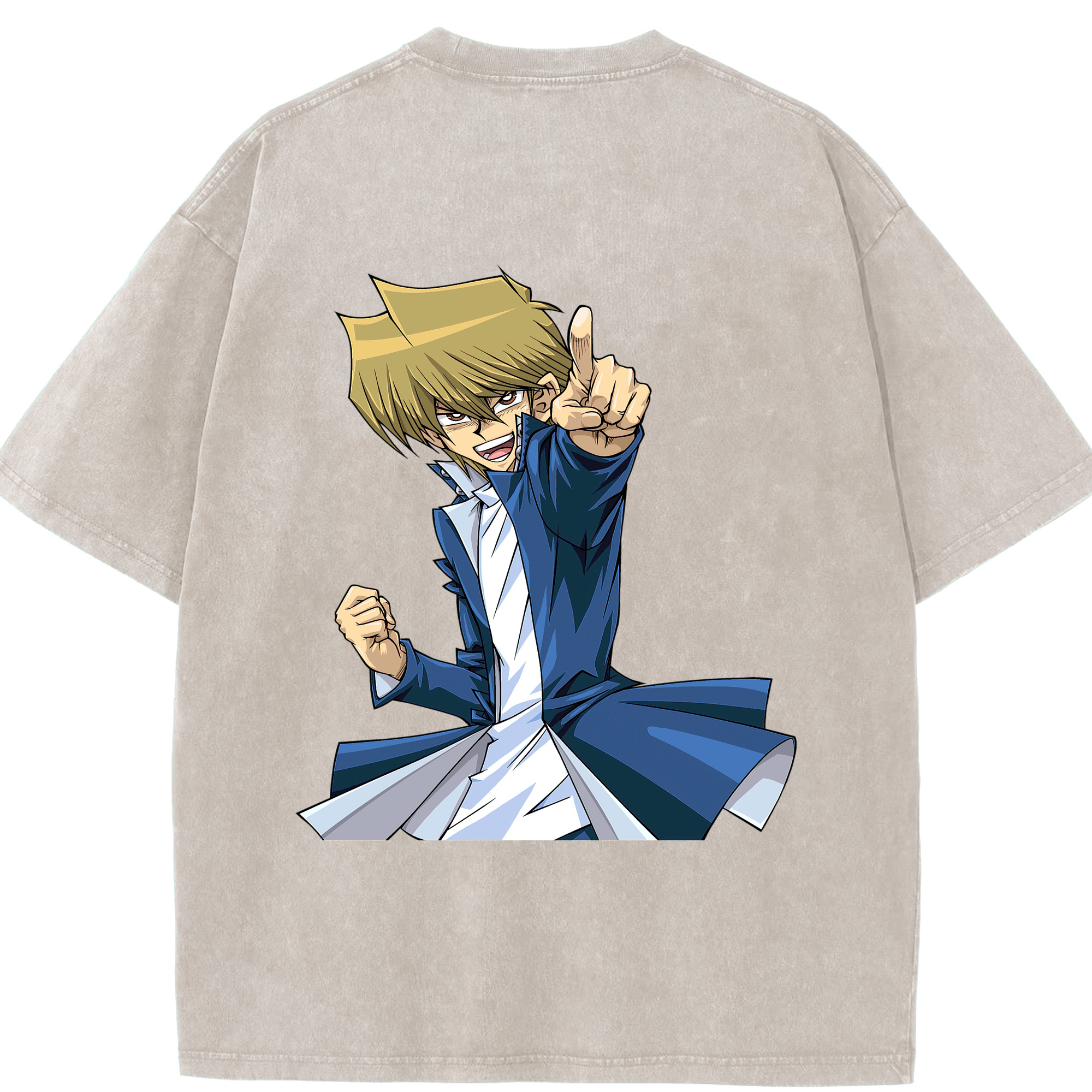 （画像用） 遊☆戯☆王 Yu-Gi-Oh! 綿100% ヴィンテージ風 半袖Tシャツ（背面プリント）