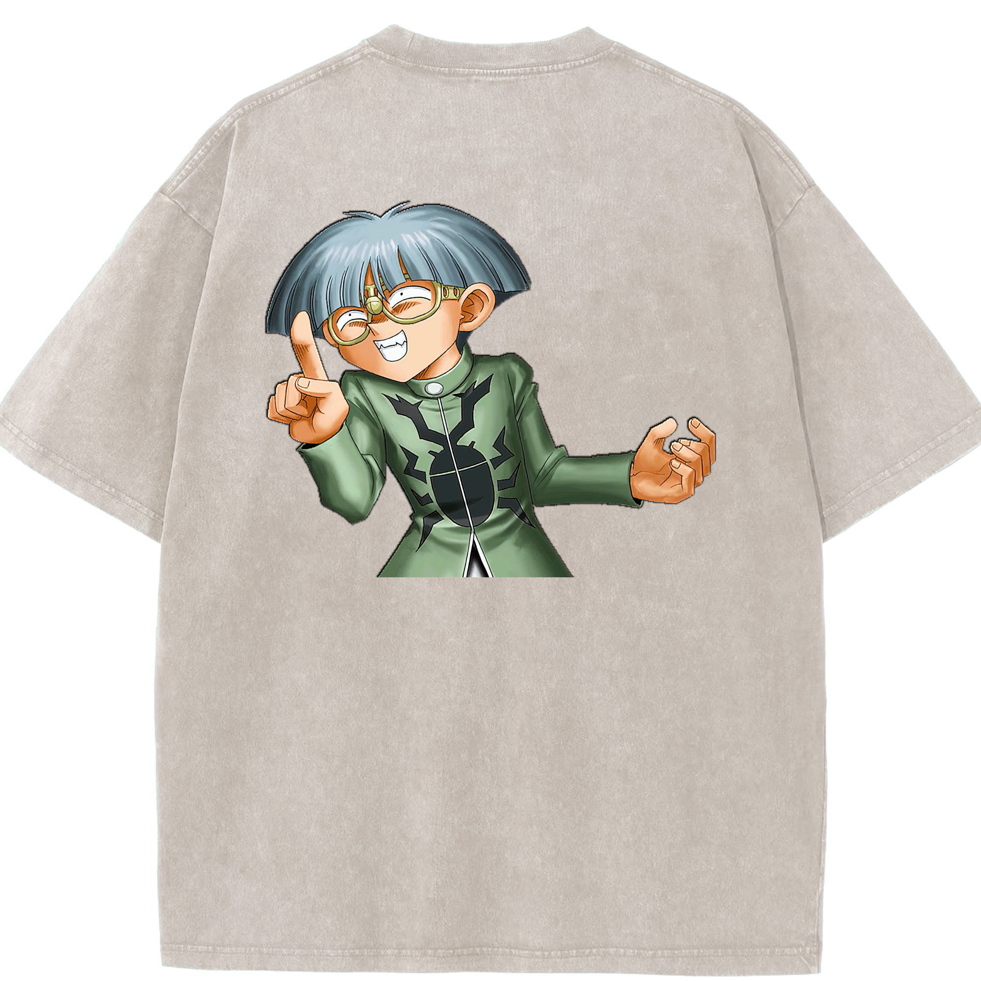 （画像用） 遊☆戯☆王 Yu-Gi-Oh! 綿100% ヴィンテージ風 半袖Tシャツ（背面プリント）