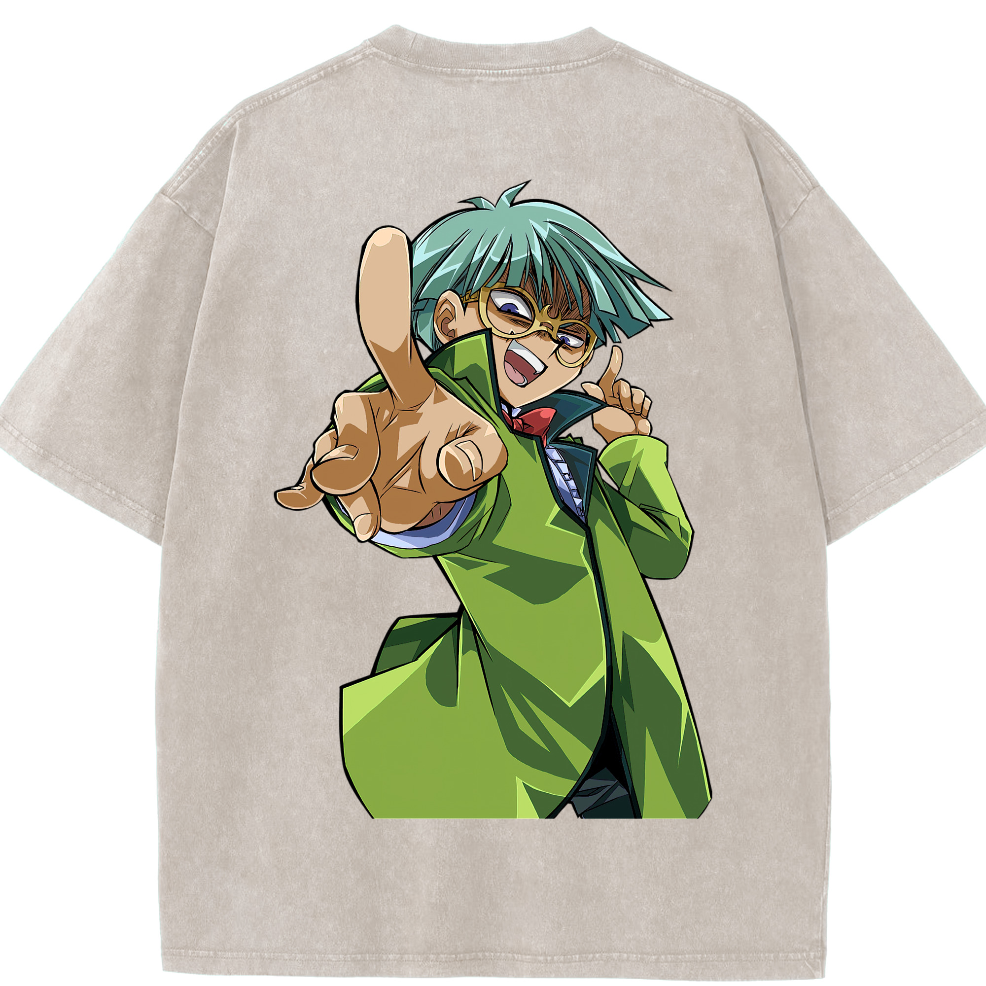 （画像用） 遊☆戯☆王 Yu-Gi-Oh! 綿100% ヴィンテージ風 半袖Tシャツ（背面プリント）