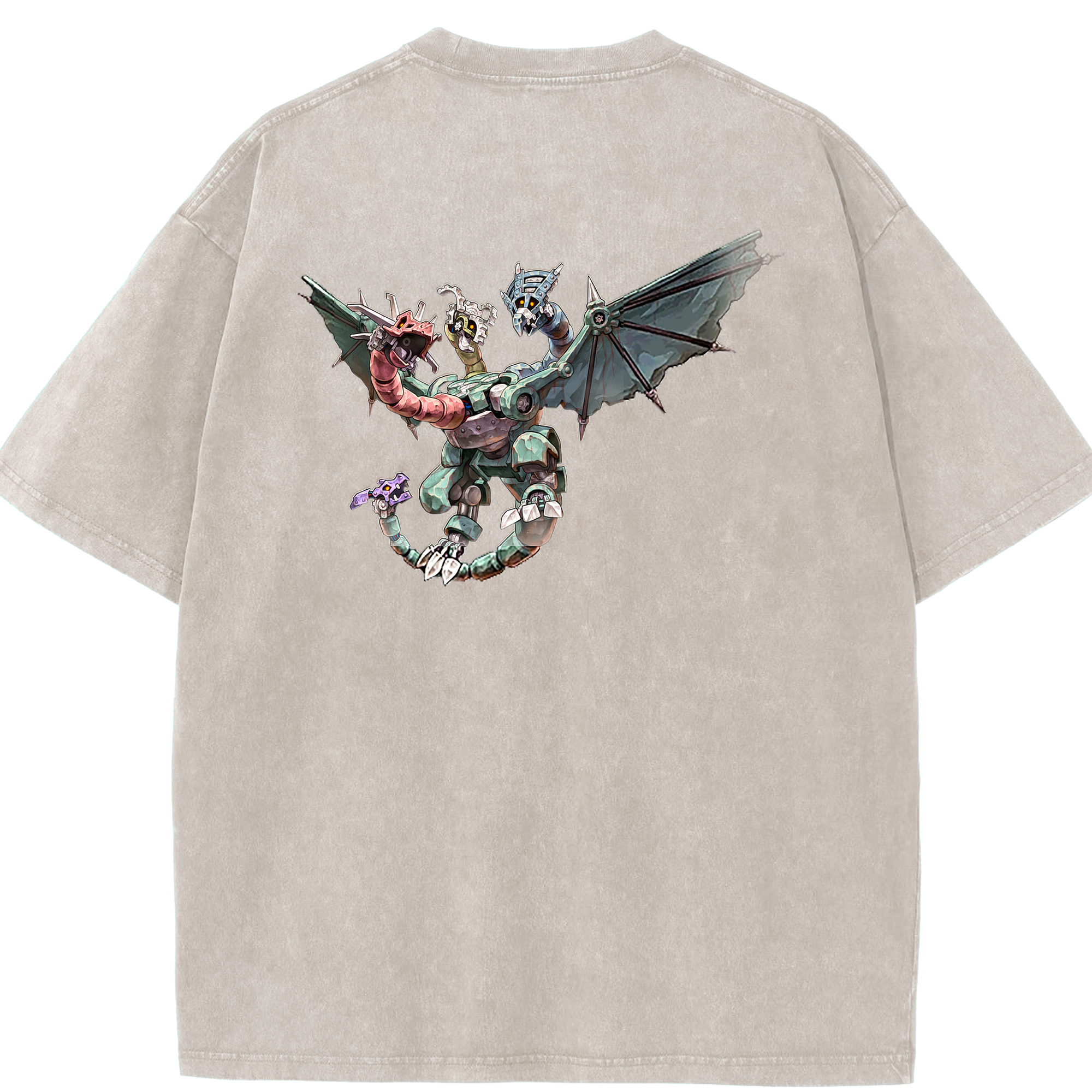 （画像用） 遊☆戯☆王 Yu-Gi-Oh! 綿100% ヴィンテージ風 半袖Tシャツ（背面プリント）