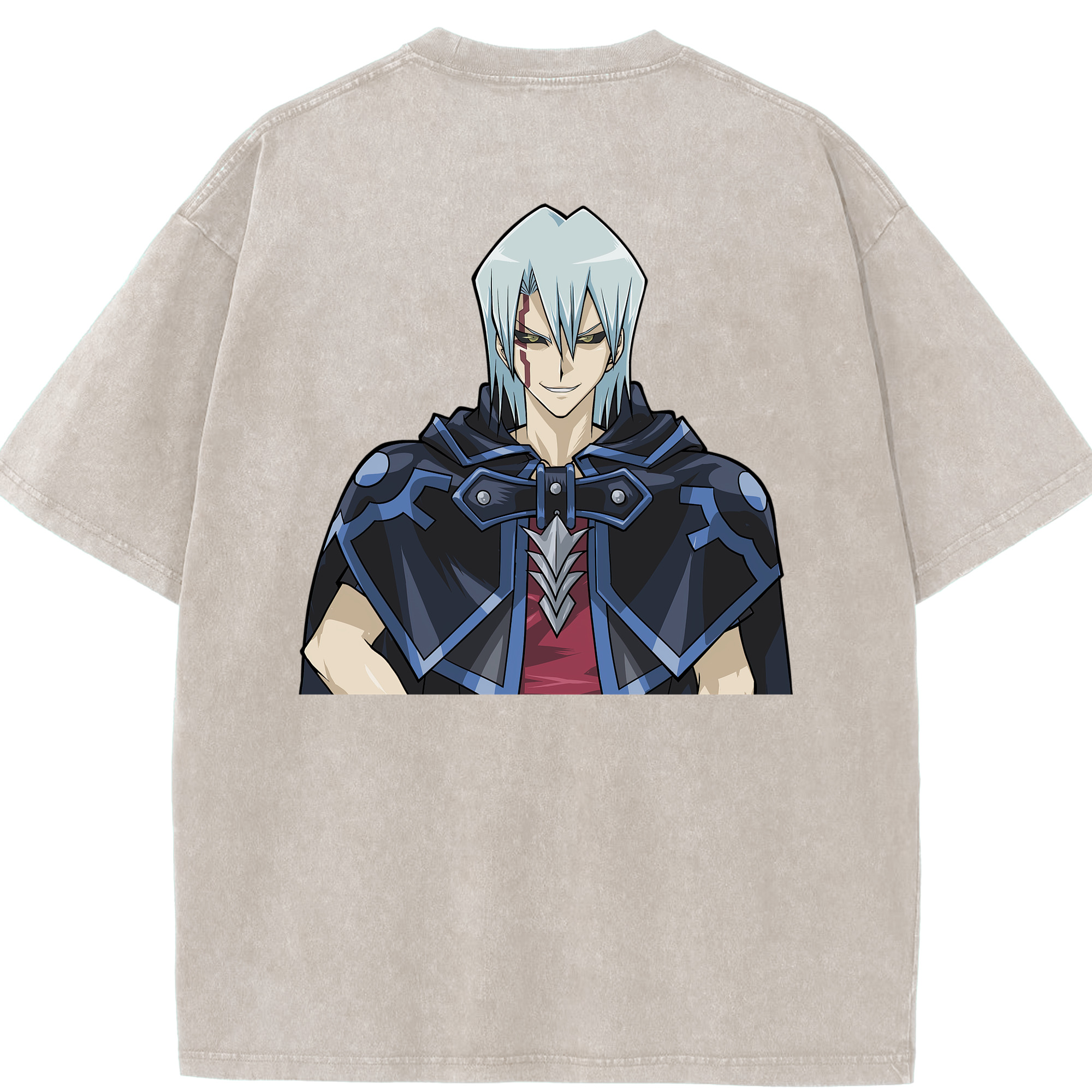 （画像用） 遊☆戯☆王 Yu-Gi-Oh! 綿100% ヴィンテージ風 半袖Tシャツ（背面プリント）