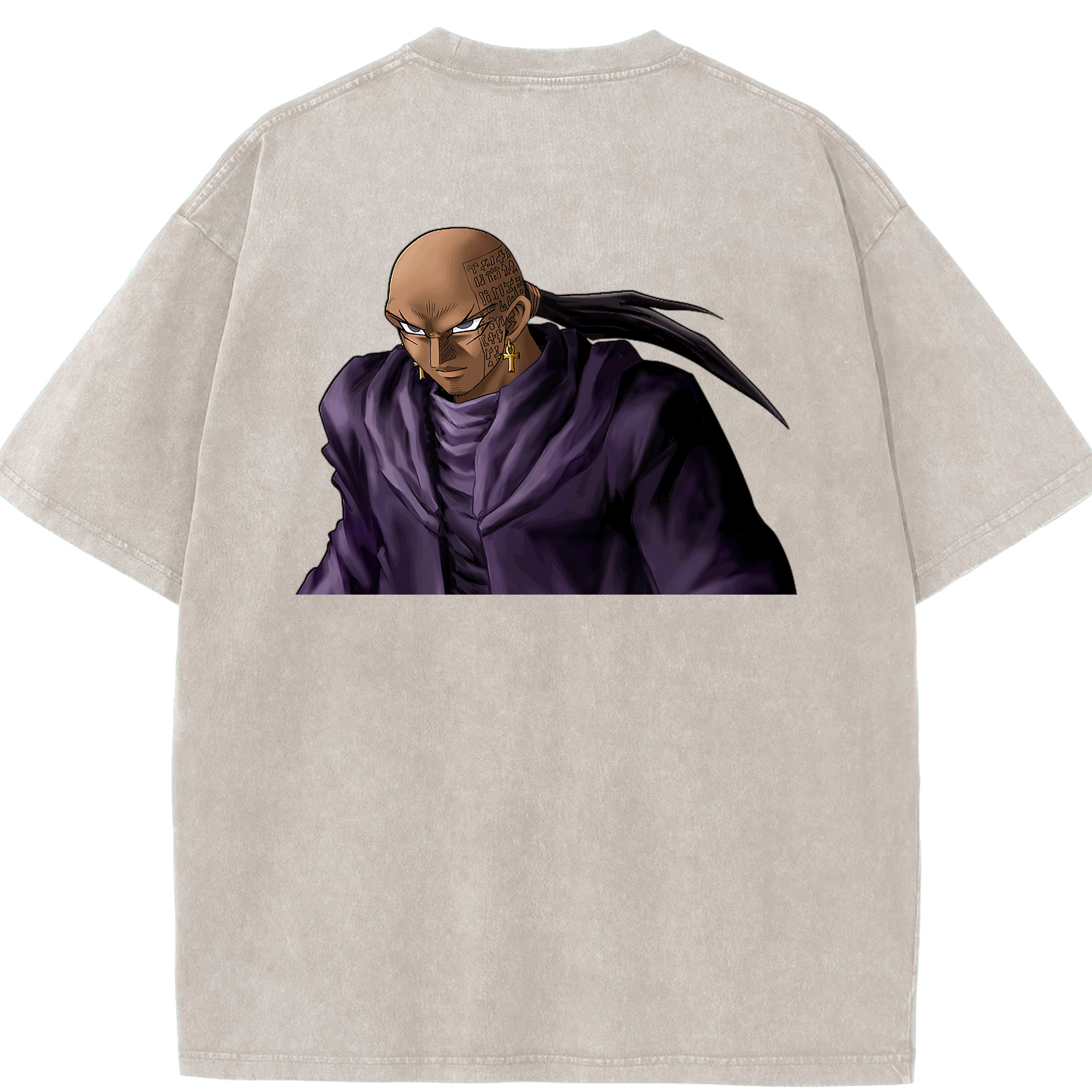 （画像用） 遊☆戯☆王 Yu-Gi-Oh! 綿100% ヴィンテージ風 半袖Tシャツ（背面プリント）
