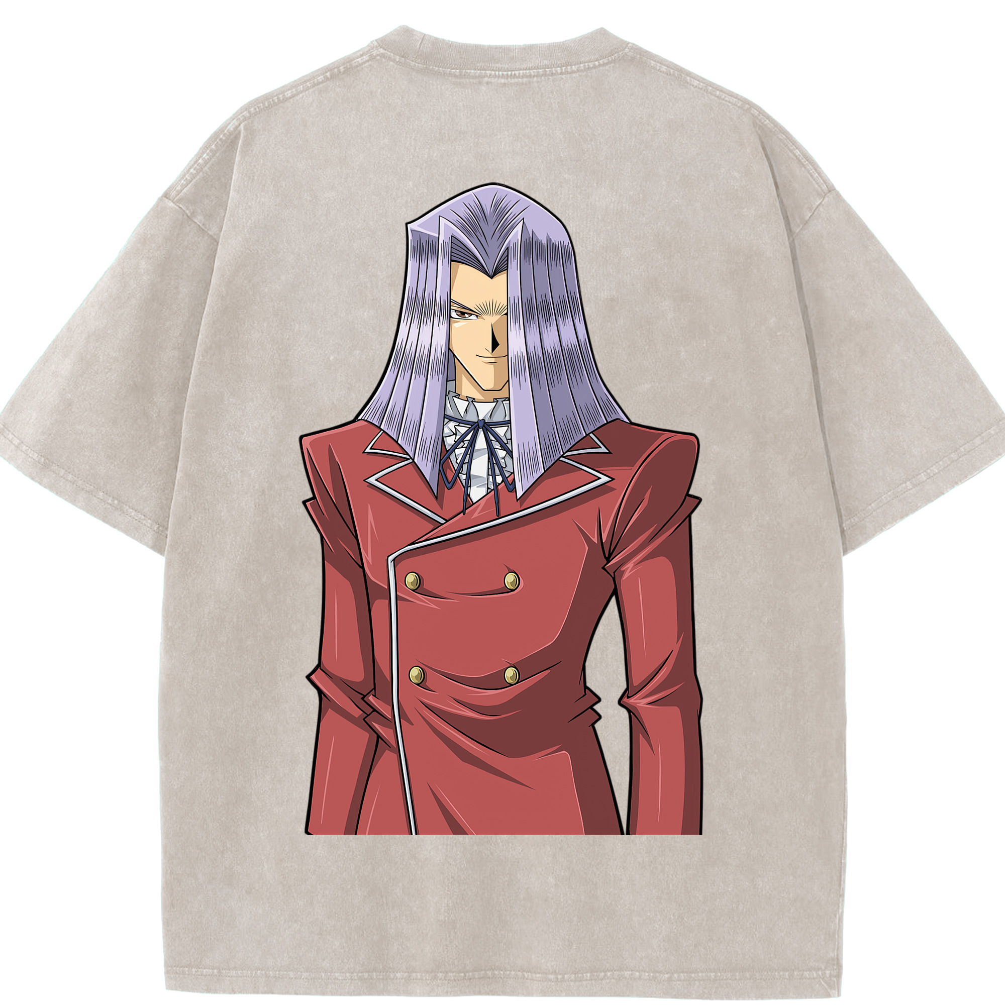 （画像用） 遊☆戯☆王 Yu-Gi-Oh! 綿100% ヴィンテージ風 半袖Tシャツ（背面プリント）