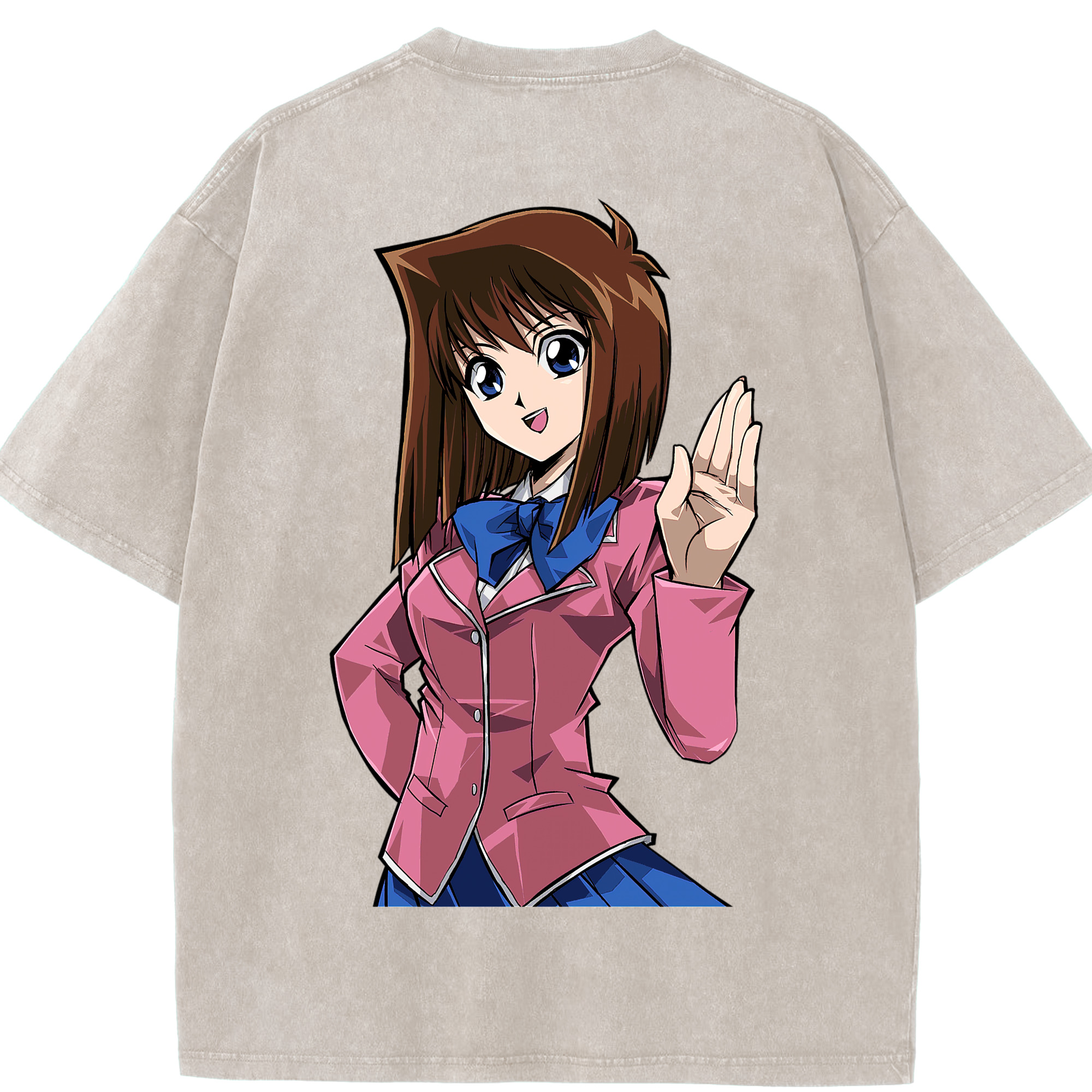 （画像用） 遊☆戯☆王 Yu-Gi-Oh! 綿100% ヴィンテージ風 半袖Tシャツ（背面プリント）