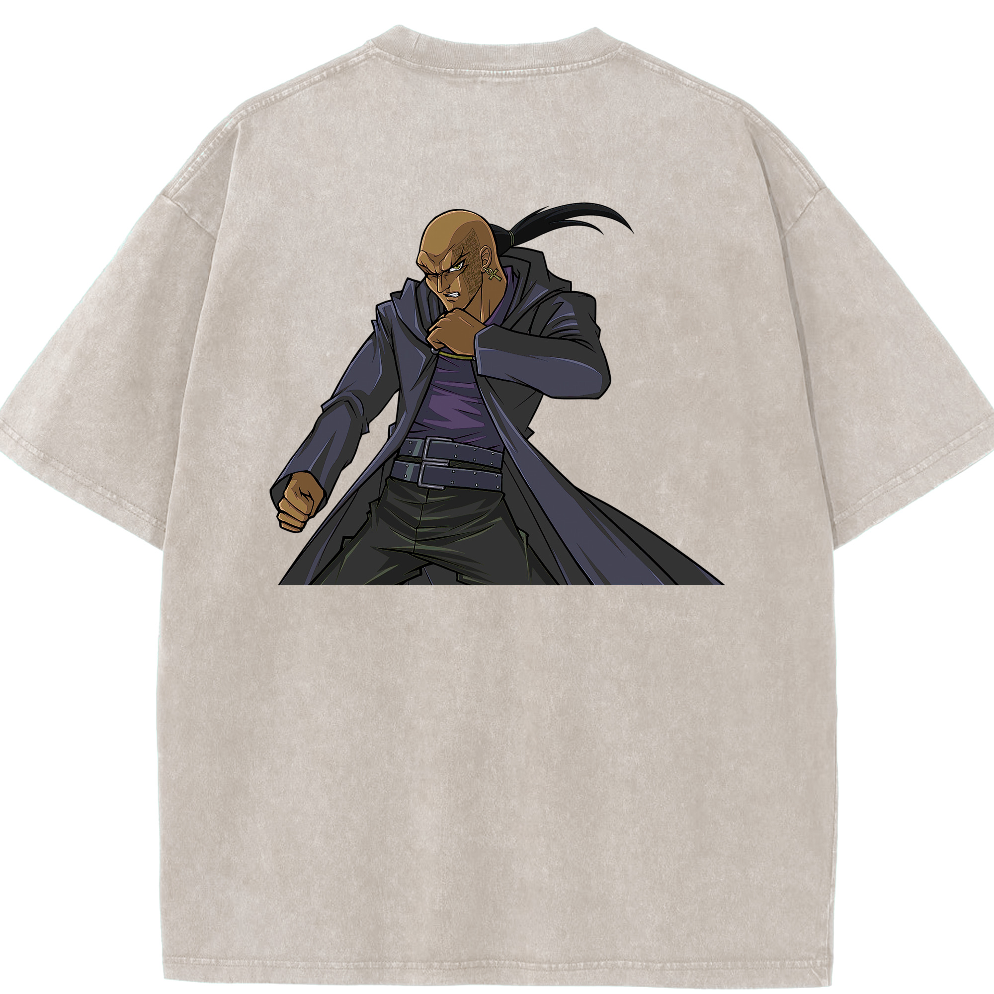 （画像用） 遊☆戯☆王 Yu-Gi-Oh! 綿100% ヴィンテージ風 半袖Tシャツ（背面プリント）