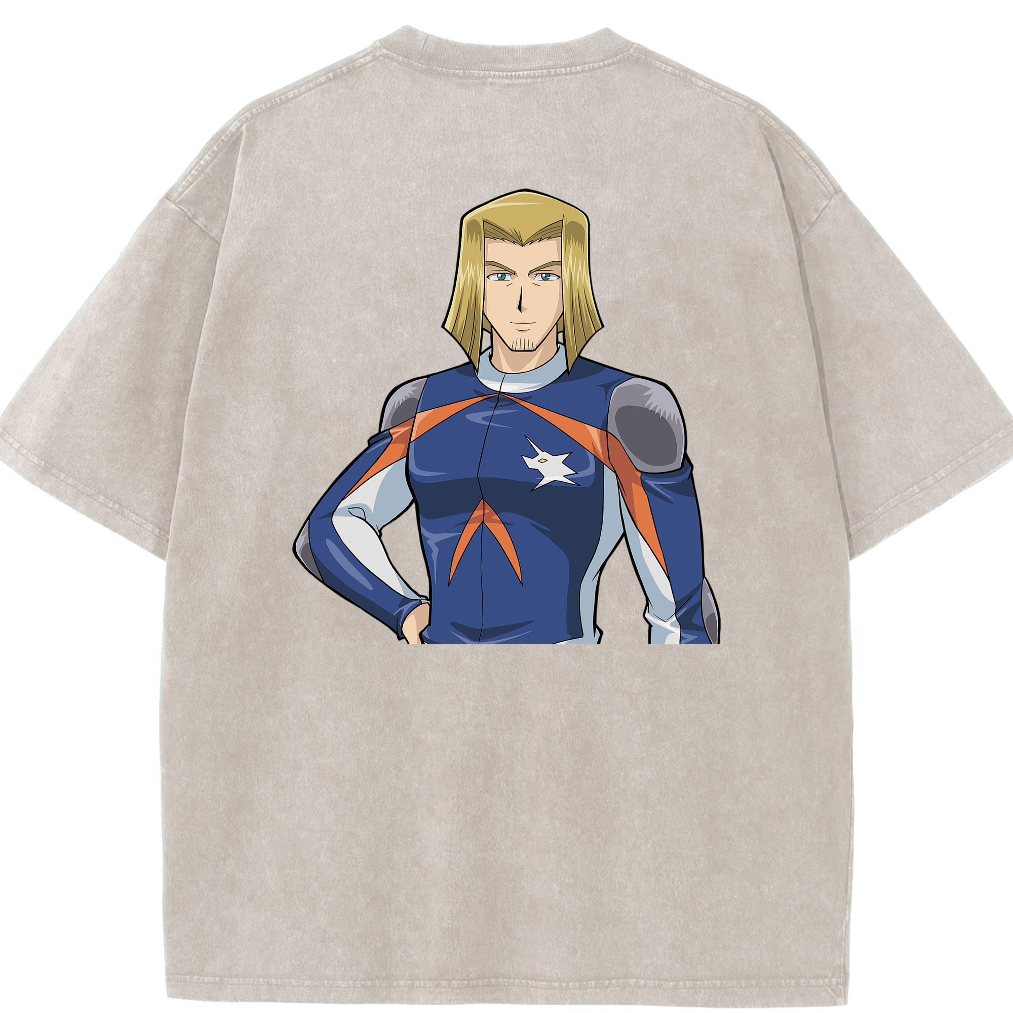 （画像用） 遊☆戯☆王 Yu-Gi-Oh! 綿100% ヴィンテージ風 半袖Tシャツ（背面プリント）