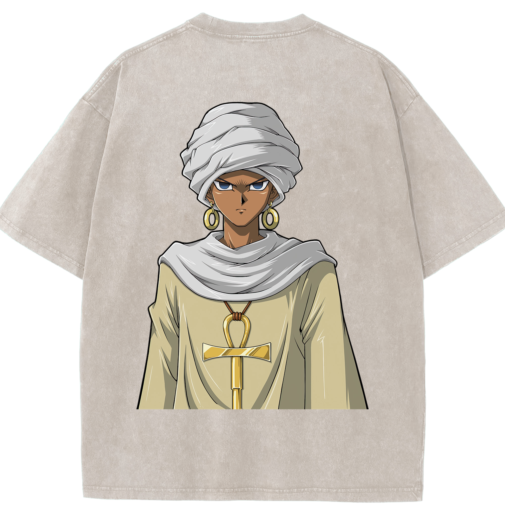 （画像用） 遊☆戯☆王 Yu-Gi-Oh! 綿100% ヴィンテージ風 半袖Tシャツ（背面プリント）