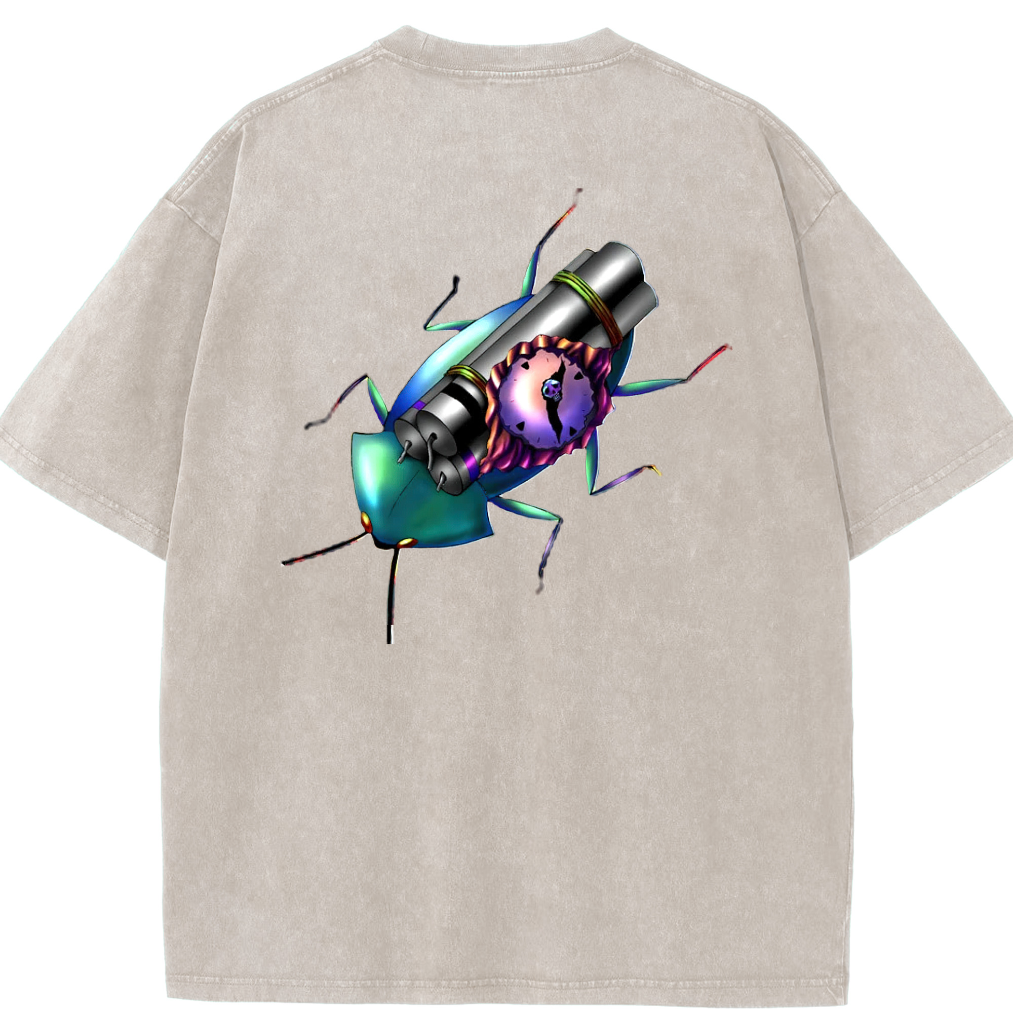 （画像用） 遊☆戯☆王 Yu-Gi-Oh! 綿100% ヴィンテージ風 半袖Tシャツ（背面プリント）
