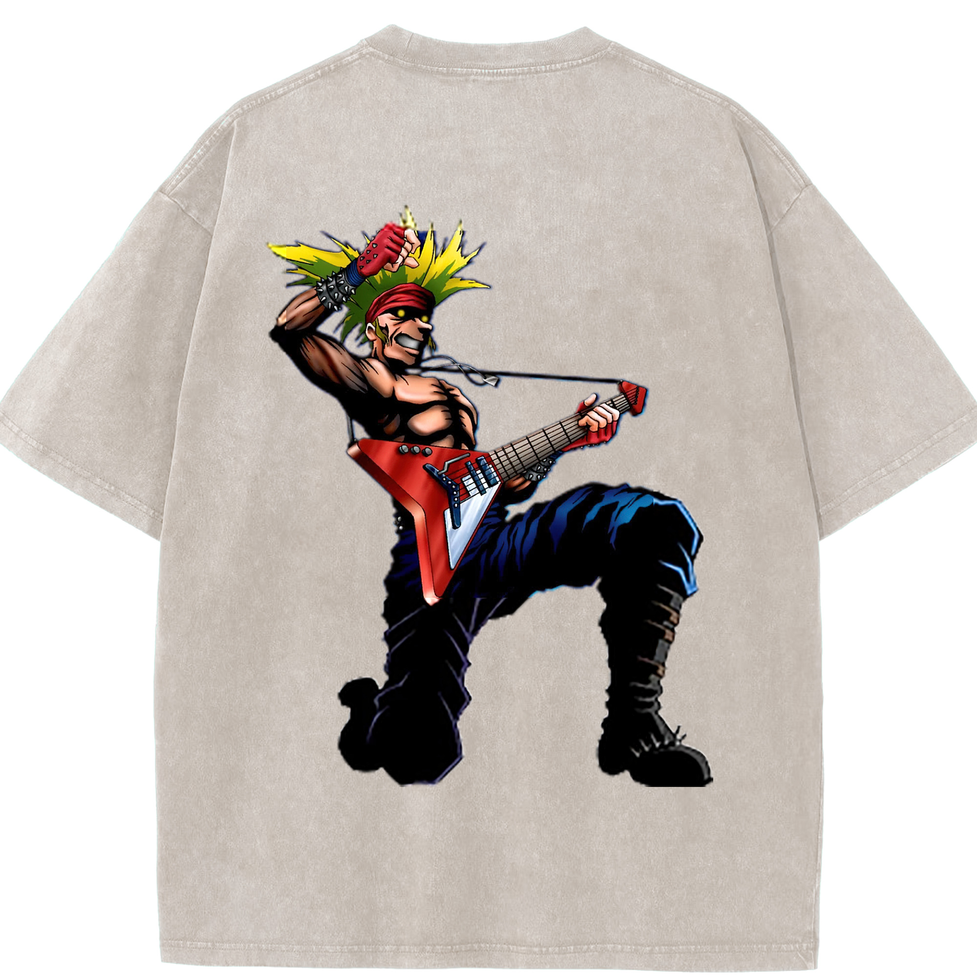 （画像用） 遊☆戯☆王 Yu-Gi-Oh! 綿100% ヴィンテージ風 半袖Tシャツ（背面プリント）
