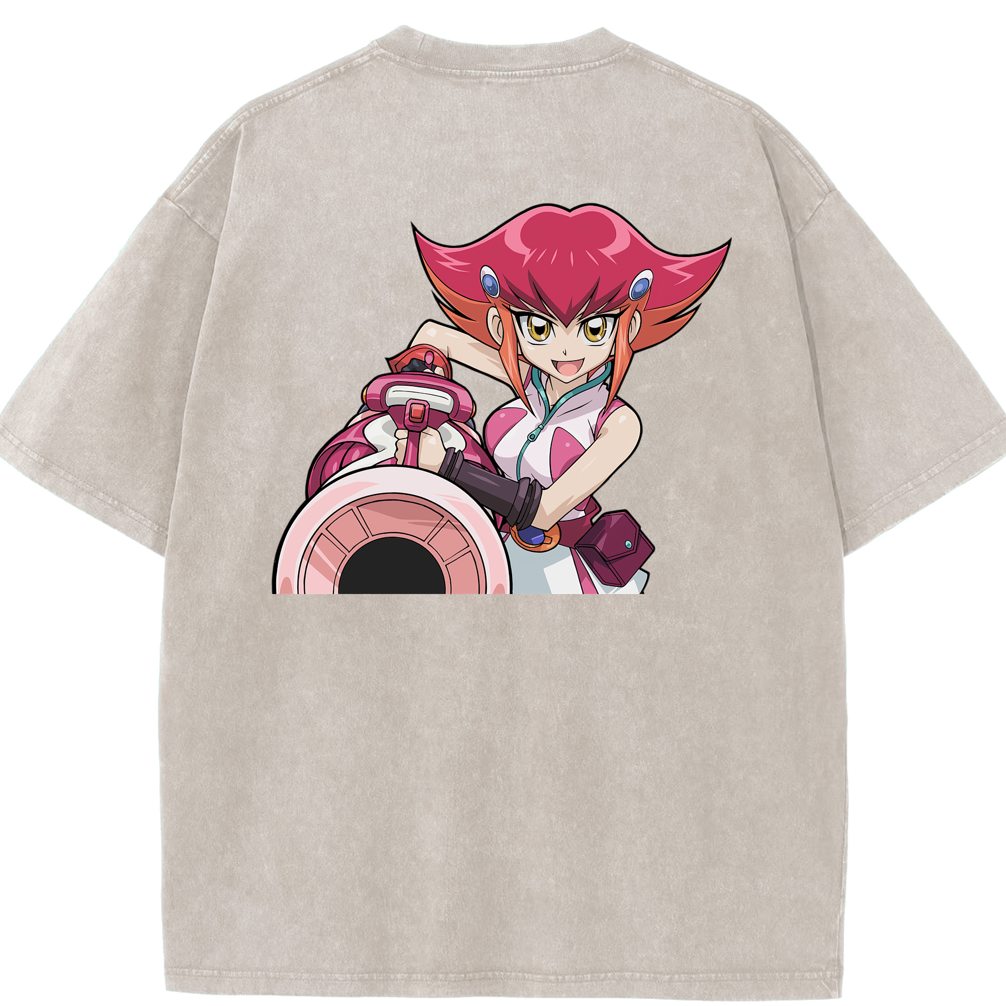 （画像用） 遊☆戯☆王 Yu-Gi-Oh! 綿100% ヴィンテージ風 半袖Tシャツ（背面プリント）