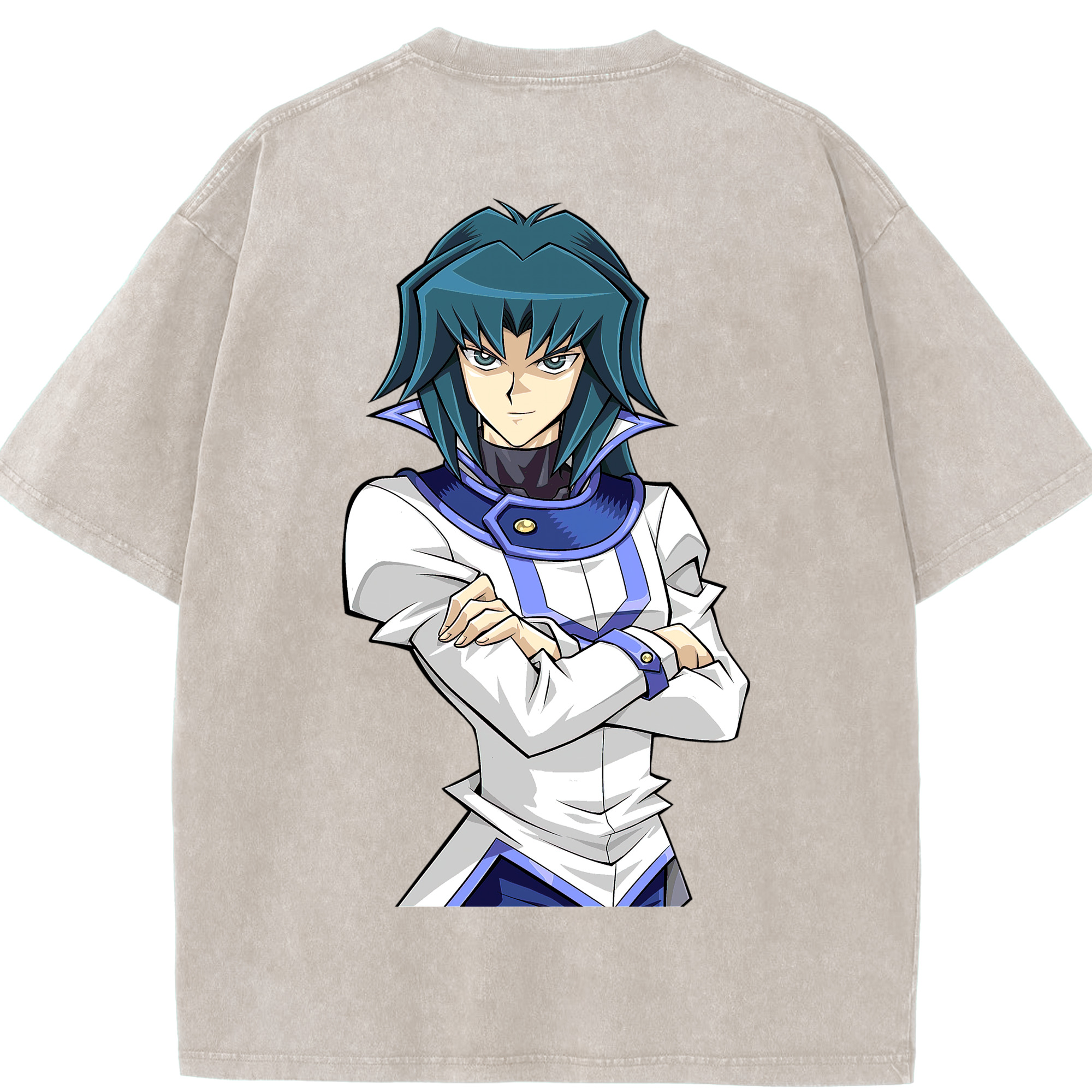 （画像用） 遊☆戯☆王 Yu-Gi-Oh! 綿100% ヴィンテージ風 半袖Tシャツ（背面プリント）