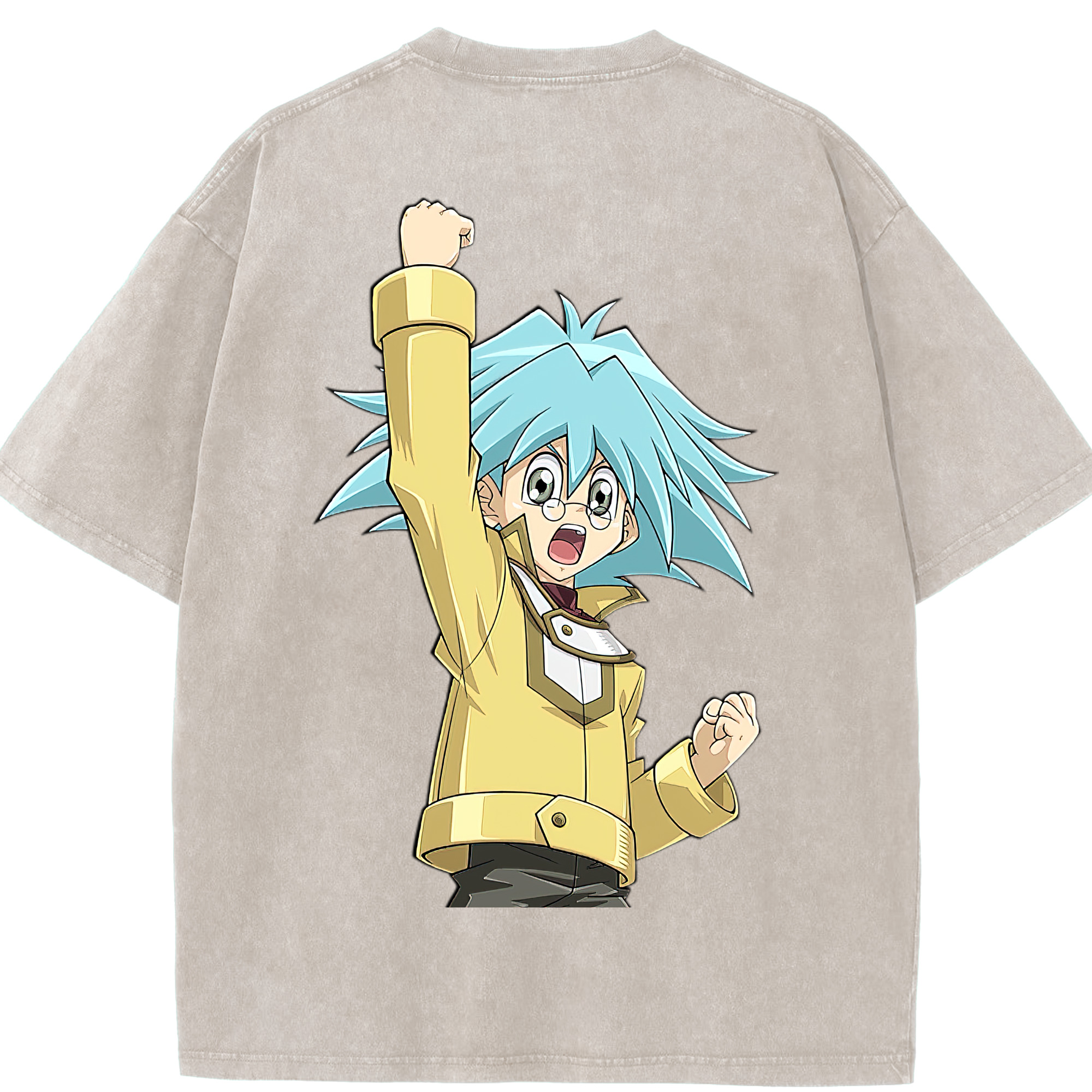 （画像用） 遊☆戯☆王 Yu-Gi-Oh! 綿100% ヴィンテージ風 半袖Tシャツ（背面プリント）