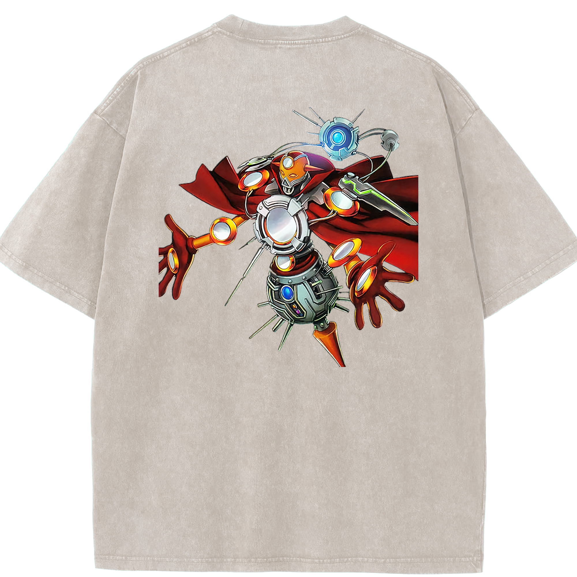 （画像用） 遊☆戯☆王 Yu-Gi-Oh! 綿100% ヴィンテージ風 半袖Tシャツ（背面プリント）