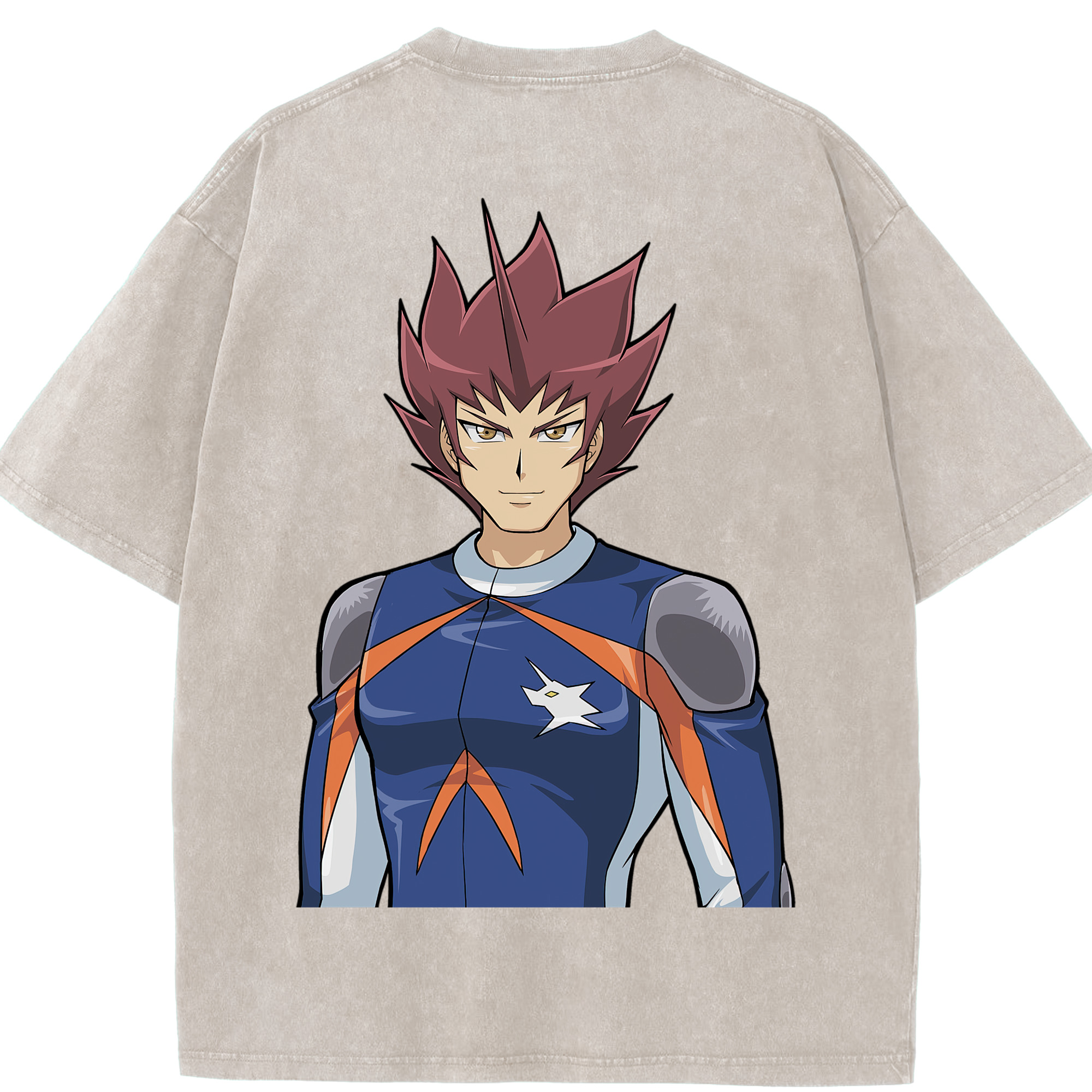 （画像用） 遊☆戯☆王 Yu-Gi-Oh! 綿100% ヴィンテージ風 半袖Tシャツ（背面プリント）