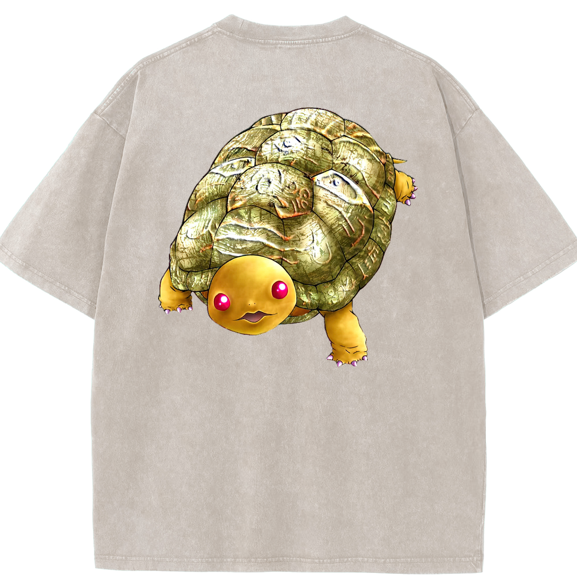 （画像用） 遊☆戯☆王 Yu-Gi-Oh! 綿100% ヴィンテージ風 半袖Tシャツ（背面プリント）