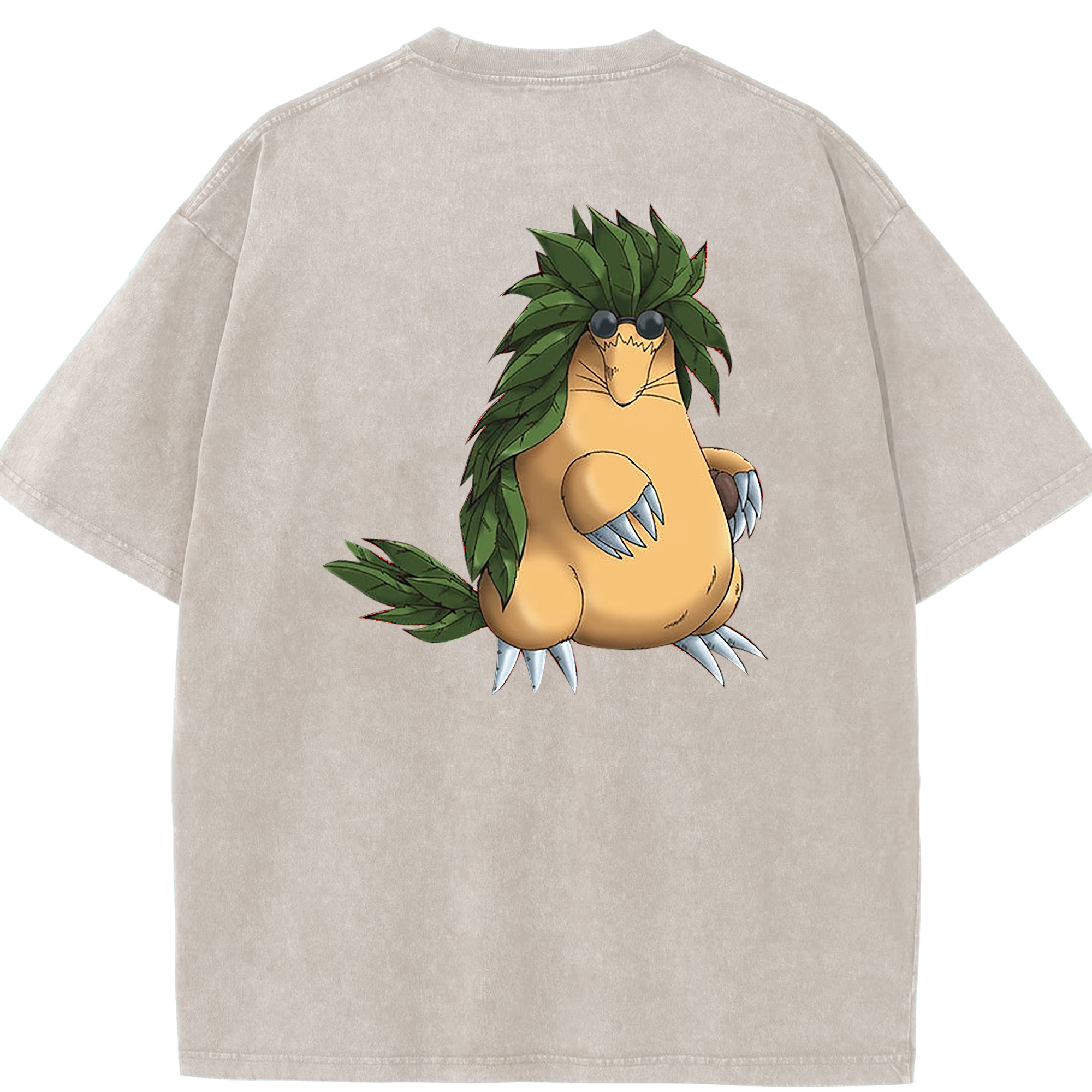 （画像用） 遊☆戯☆王 Yu-Gi-Oh! 綿100% ヴィンテージ風 半袖Tシャツ（背面プリント）