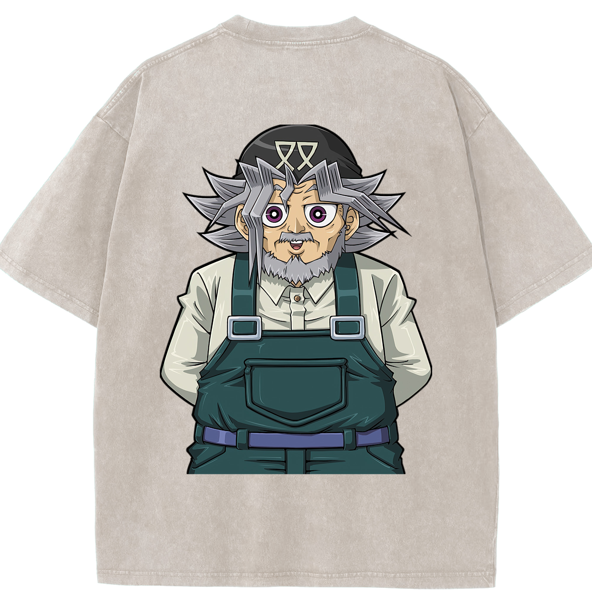 （画像用） 遊☆戯☆王 Yu-Gi-Oh! 綿100% ヴィンテージ風 半袖Tシャツ（背面プリント）