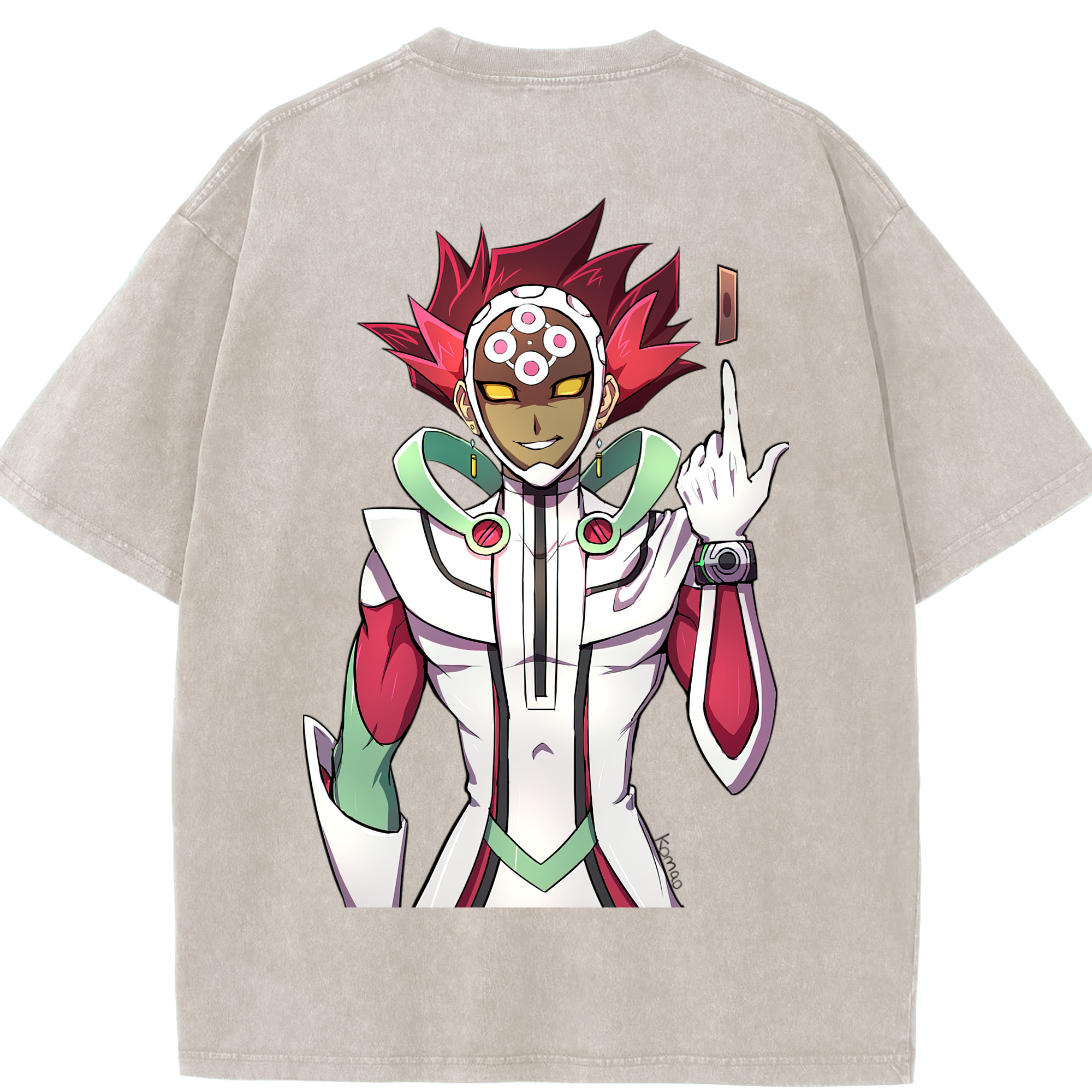 （画像用） 遊☆戯☆王 Yu-Gi-Oh! 綿100% ヴィンテージ風 半袖Tシャツ（背面プリント）