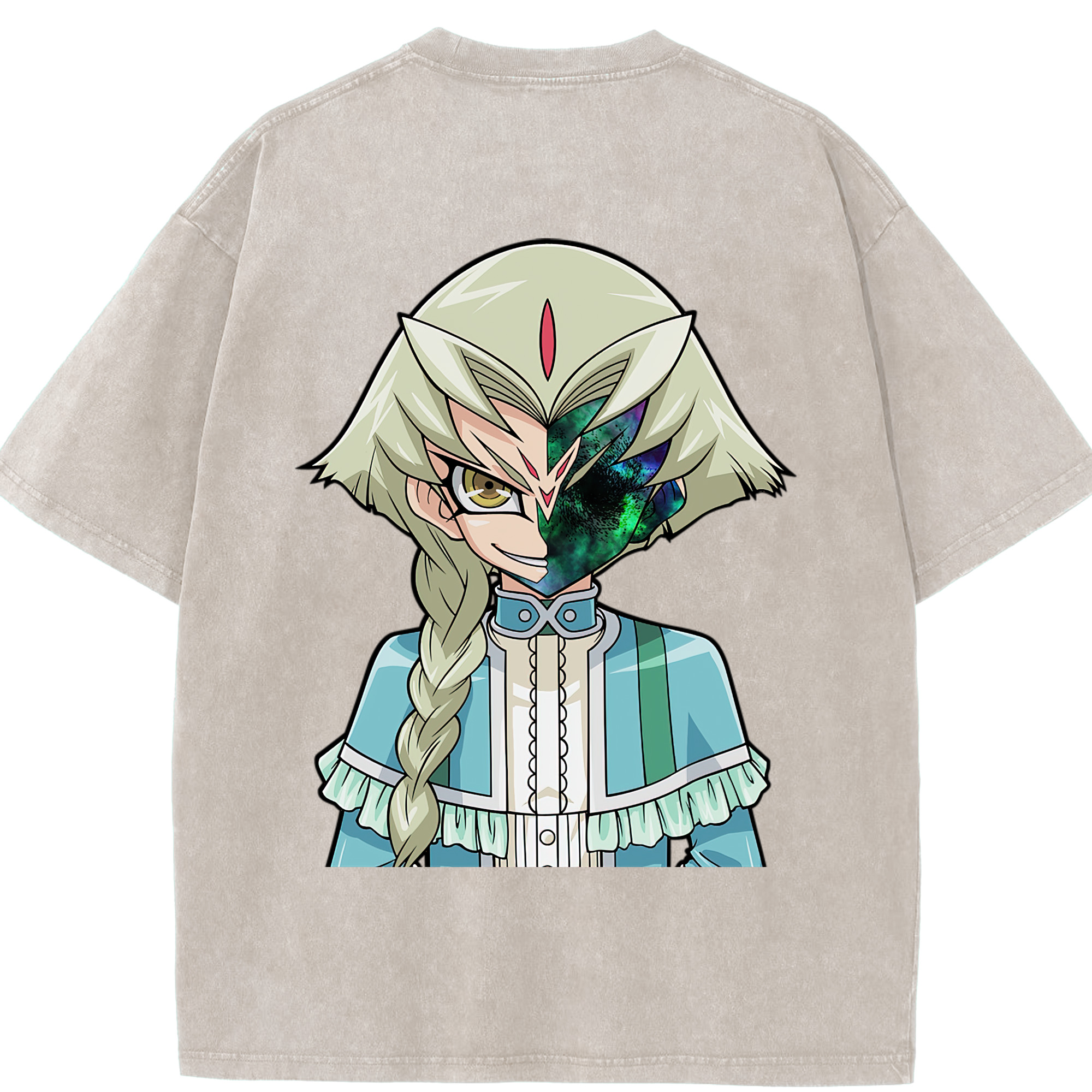 （画像用） 遊☆戯☆王 Yu-Gi-Oh! 綿100% ヴィンテージ風 半袖Tシャツ（背面プリント）