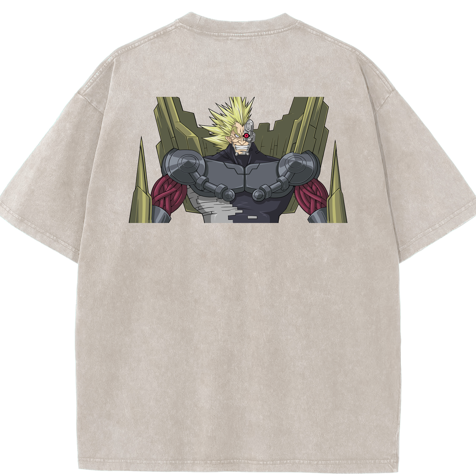 （画像用） 遊☆戯☆王 Yu-Gi-Oh! 綿100% ヴィンテージ風 半袖Tシャツ（背面プリント）